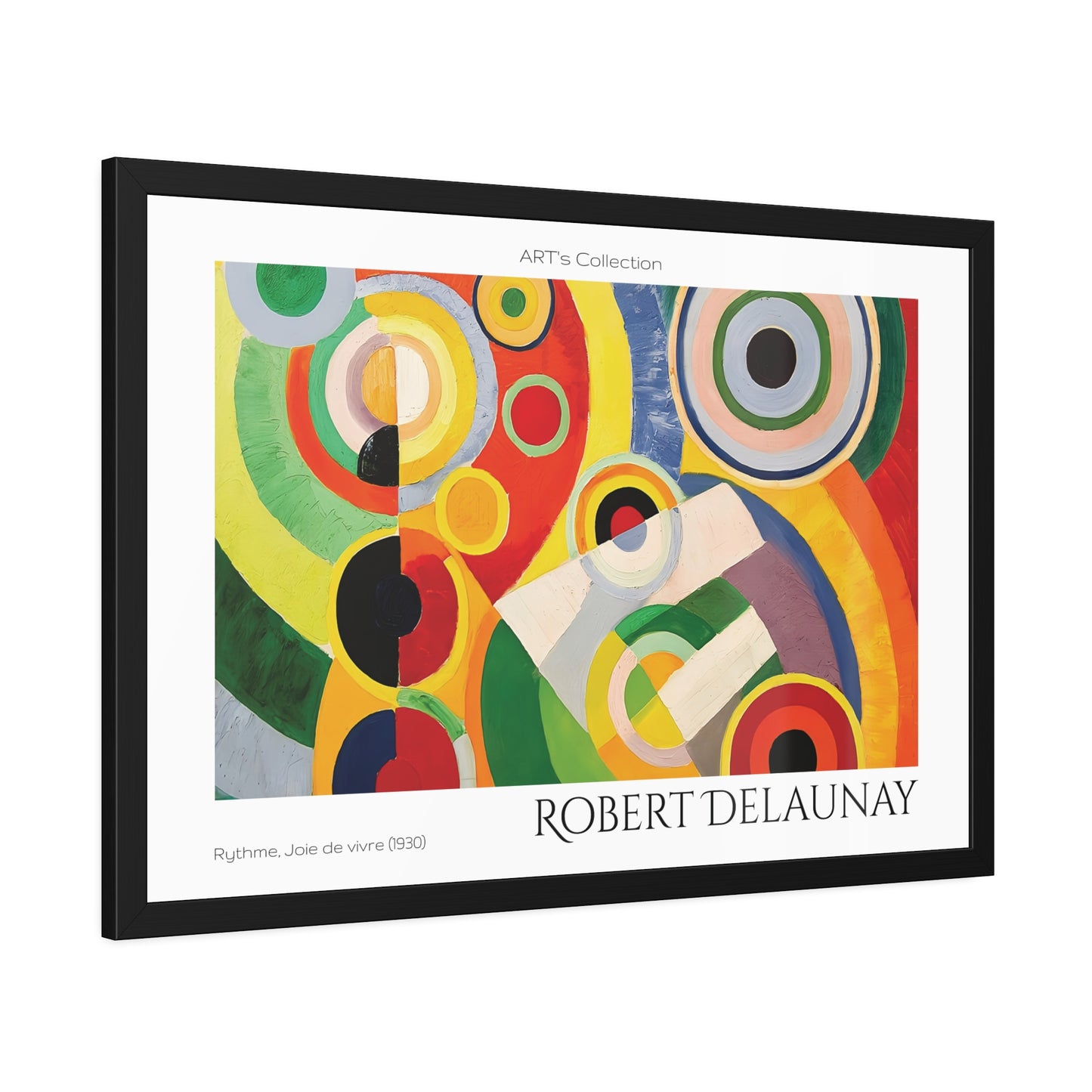 Rythme, Joie de vivre (1930) by Robert Delaunay / Affiche Encadrée série ART's Collection