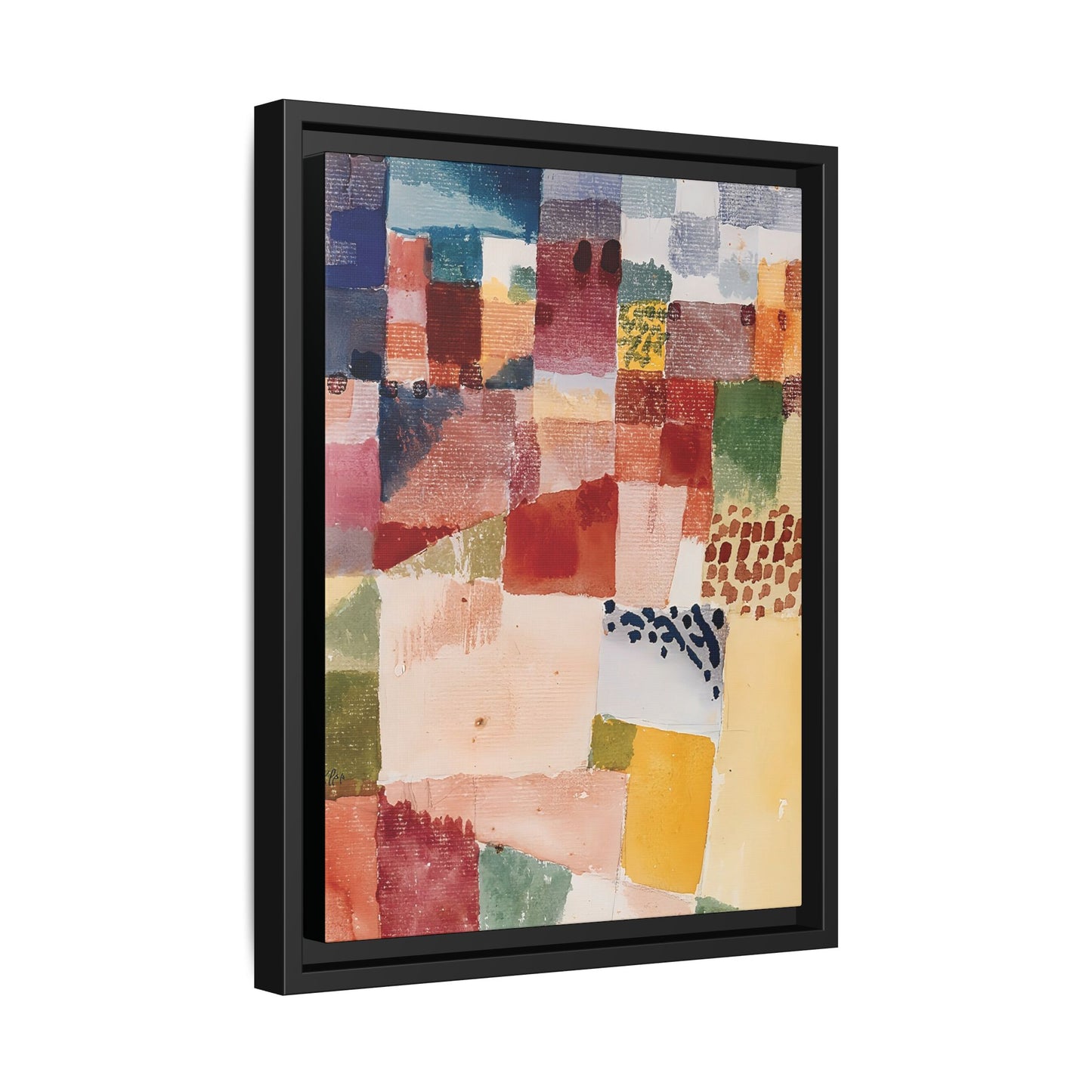 Motif from Hammamet (1914) by Paul Klee / Toile encadrée sur caisse américaine