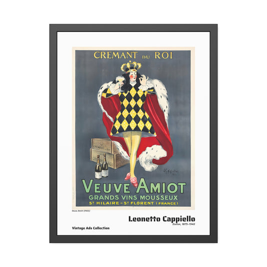 Veuve Amiot (1922) by Leonetto Cappiello / Affiche Encadrée Série Vintage Ads Collection