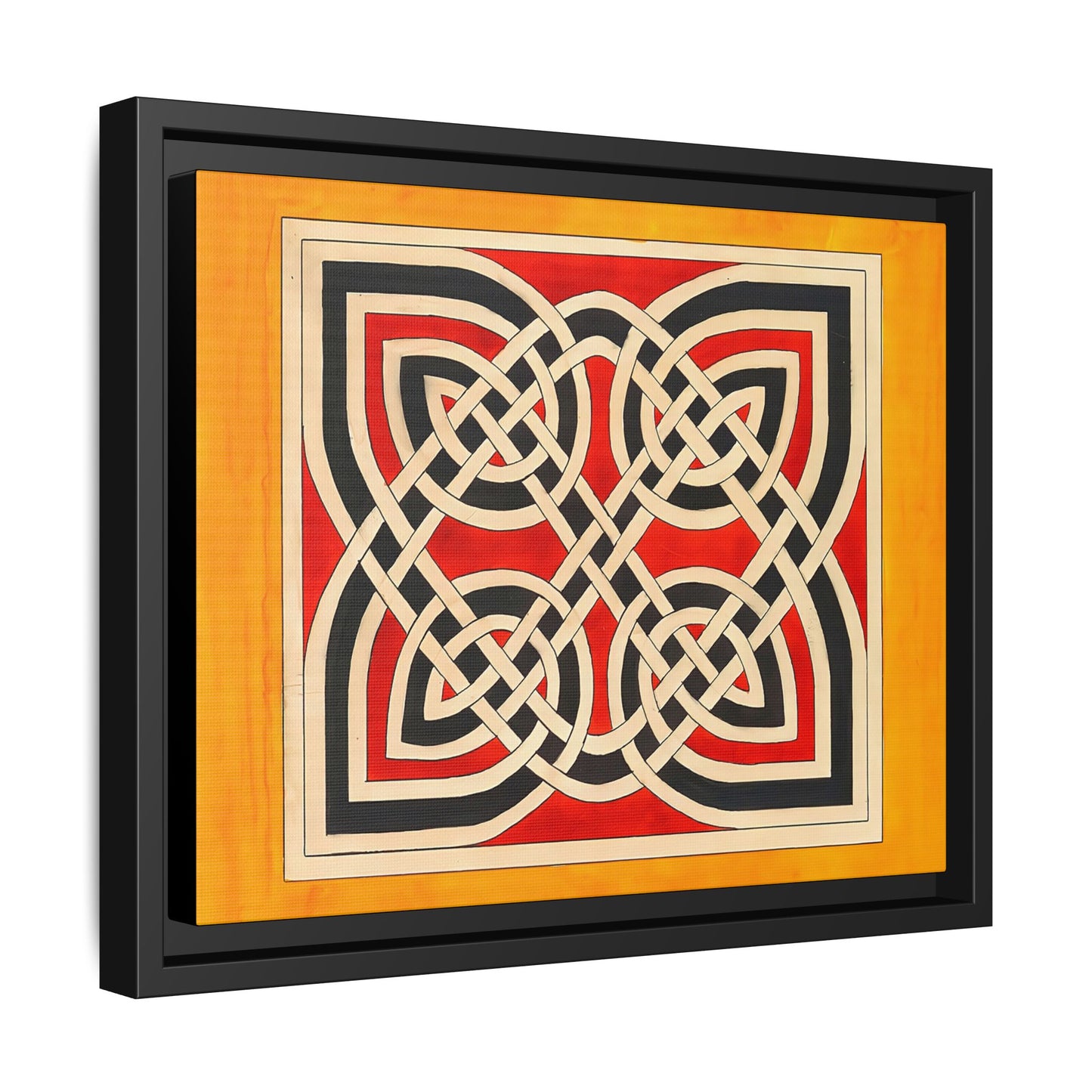 Celtic Ornament (ca 1900) by Elizabeth A. Nedwill / Toile encadrée sur caisse américaine