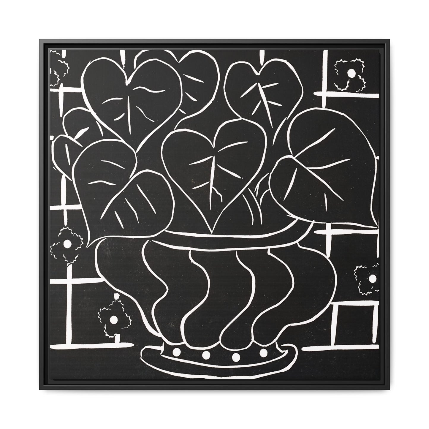Corbeille de bégonias I (1938) by Henri Matisse / Toile encadrée sur caisse américaine