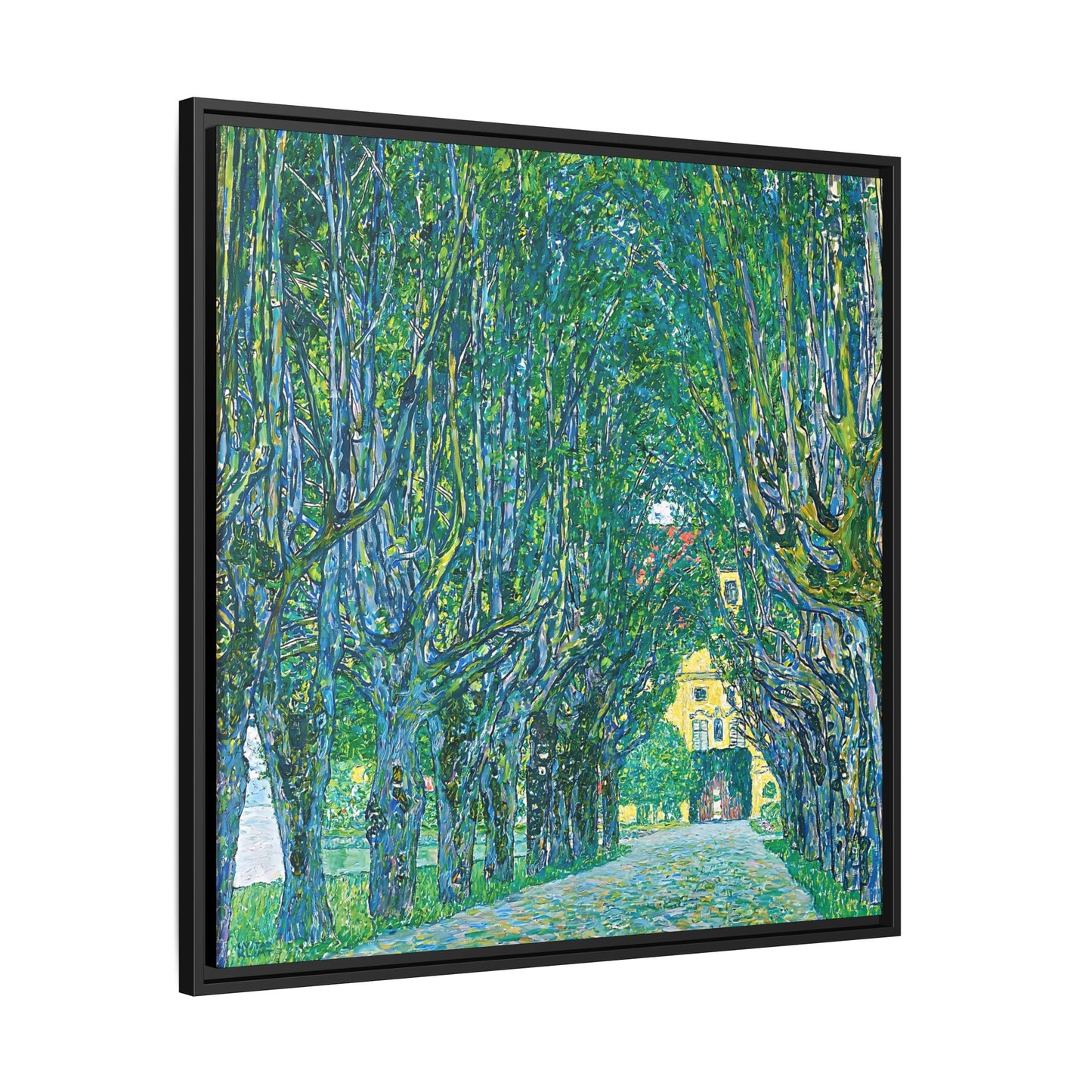 Avenue to the Kammer Castle (1912) by Gustav Klimt / Toile encadrée sur caisse américaine