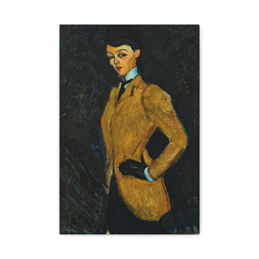 L'amazone (1909) by Amedeo Modigliani / Reproduction Fine Art sur Toile / Flanc Large Epaisseur 3.2 cm - 1.25 inch