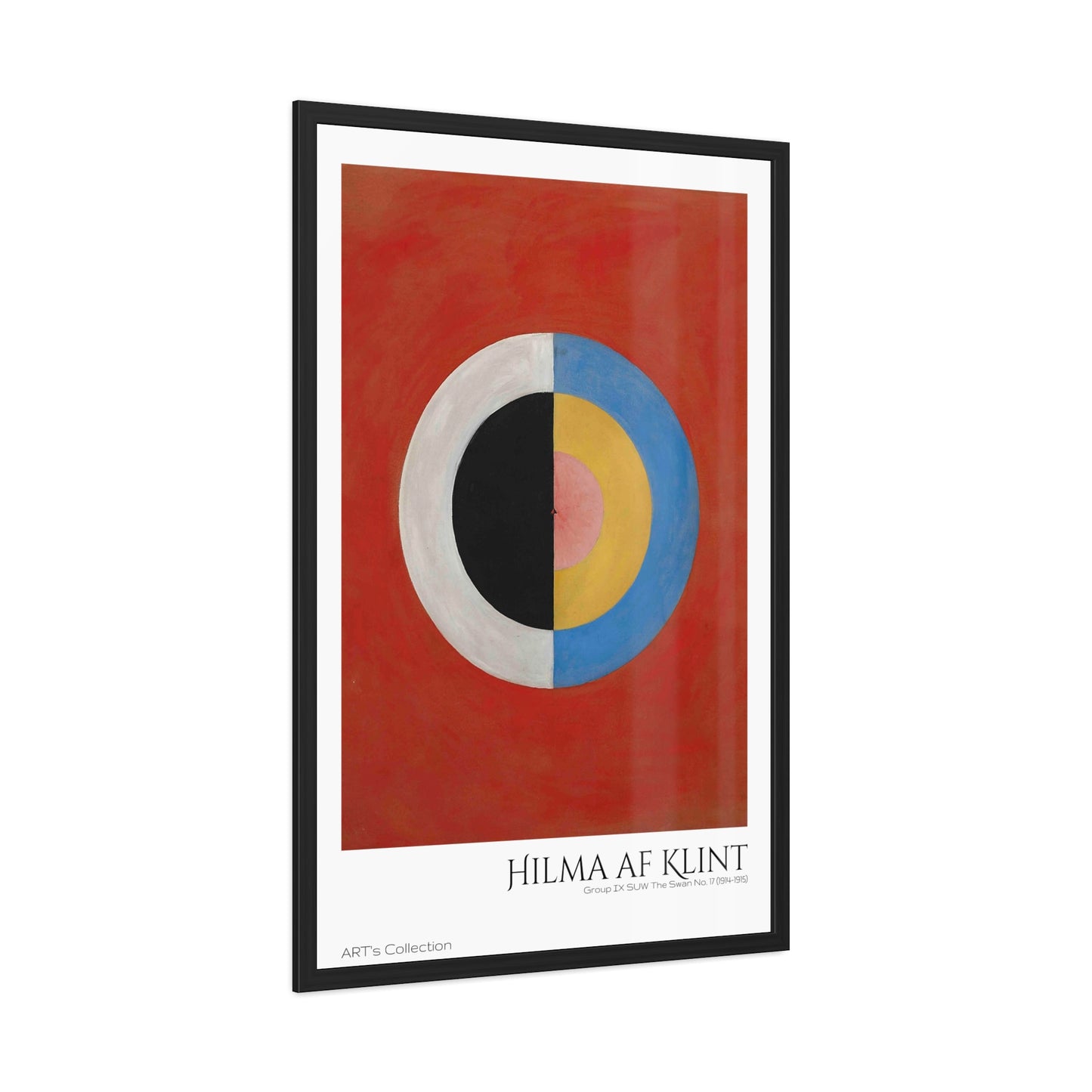 Group IX,SUW, No. 17. The Swan, No. 17 (1914-1915) by Hilma af Klint / Affiche Encadrée série ART's Collection