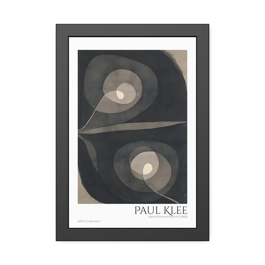 Spiral Screw Flowers I (1932) by Paul Klee / Affiche Encadrée série ART's Collection