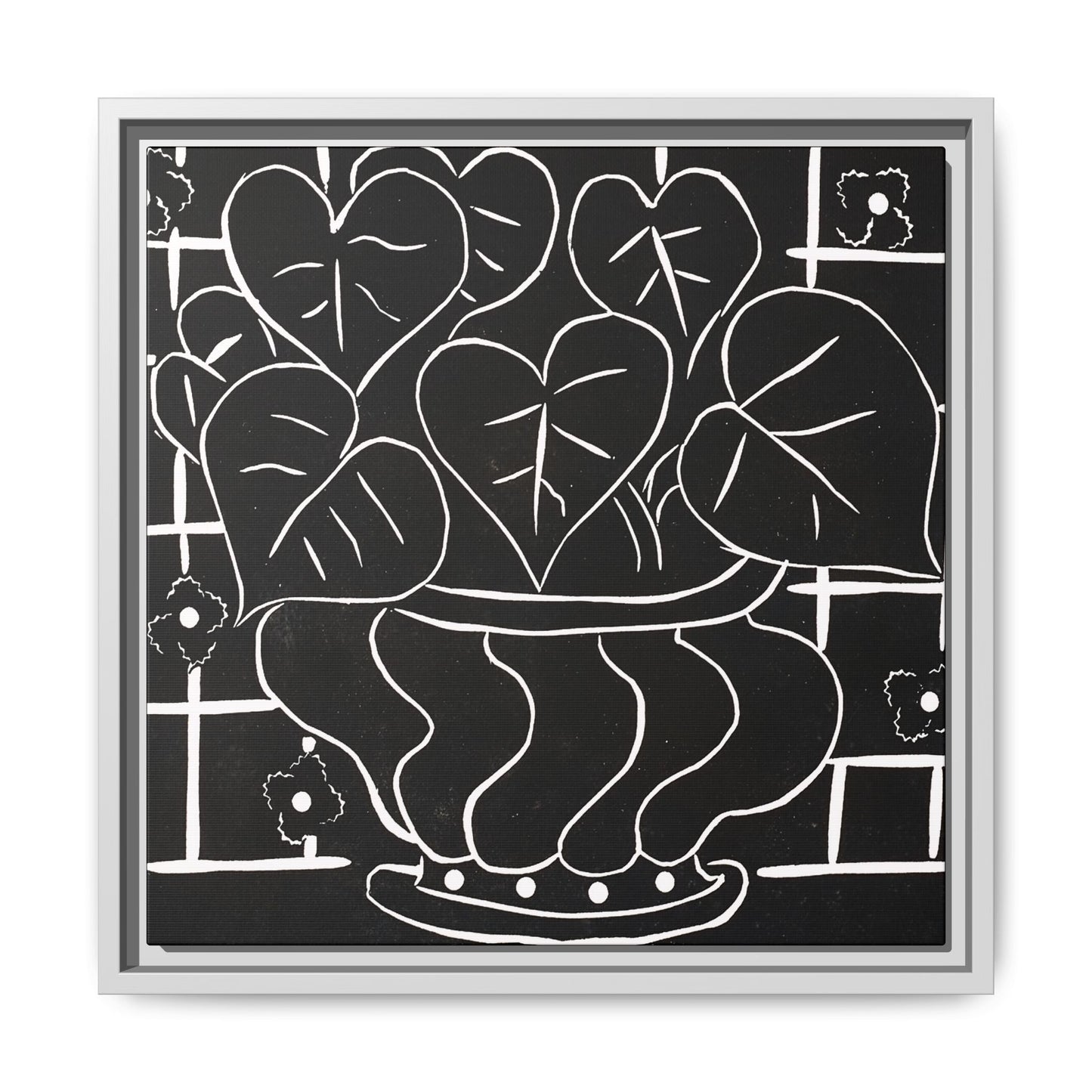 Corbeille de bégonias I (1938) by Henri Matisse / Toile encadrée sur caisse américaine