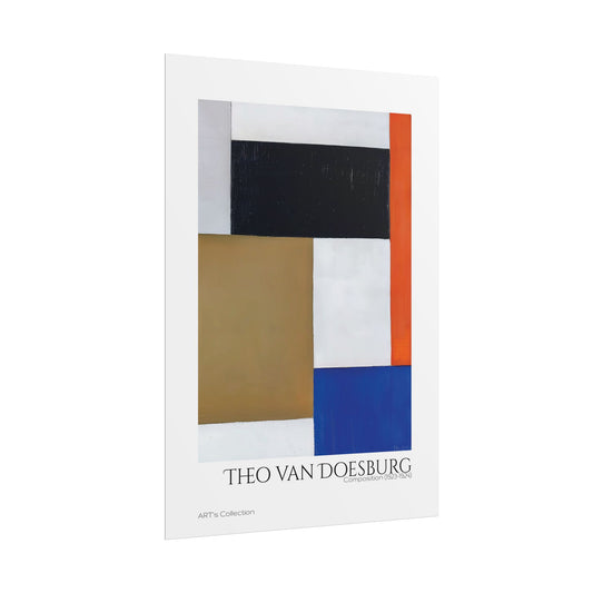 Composition (1923-1924) by Theo van Doesburg / Affiche imprimée - Série ART's Collection