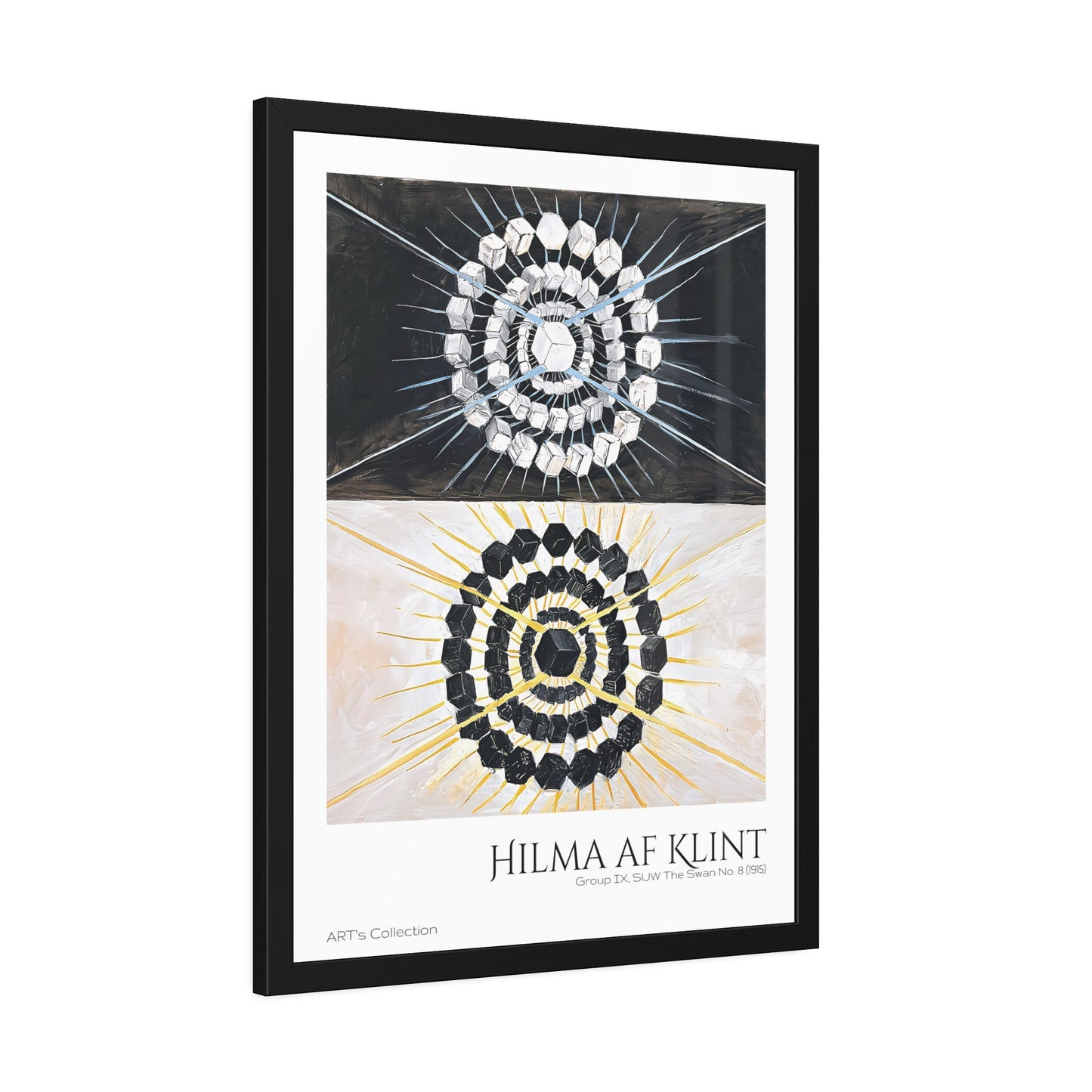 Group IX, SUW The Swan No. 8 (1915) by Hilma af Klint / Affiche Encadrée série ART's Collection