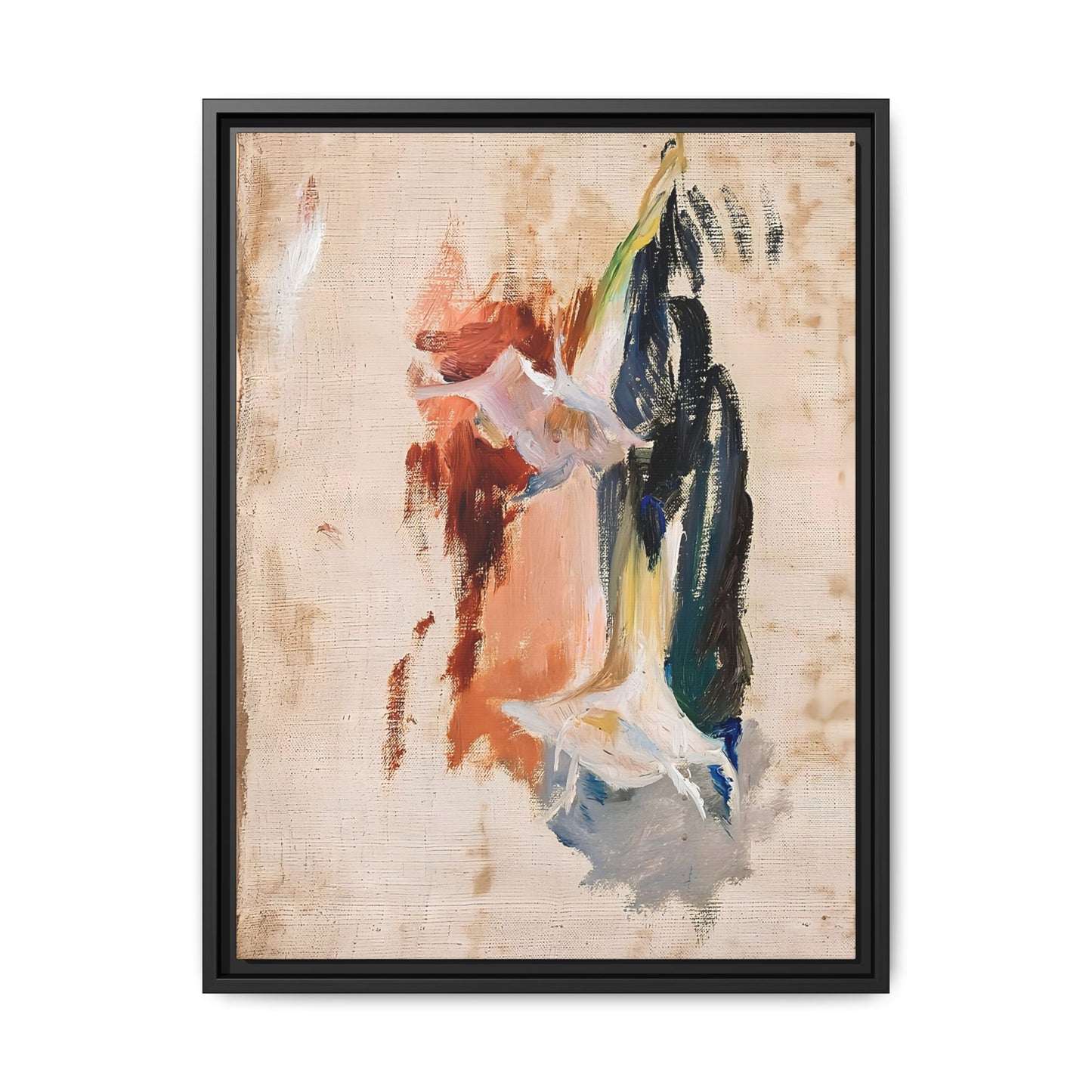 Study of a flower by Jan Ciaglinski / Toile encadrée sur caisse américaine