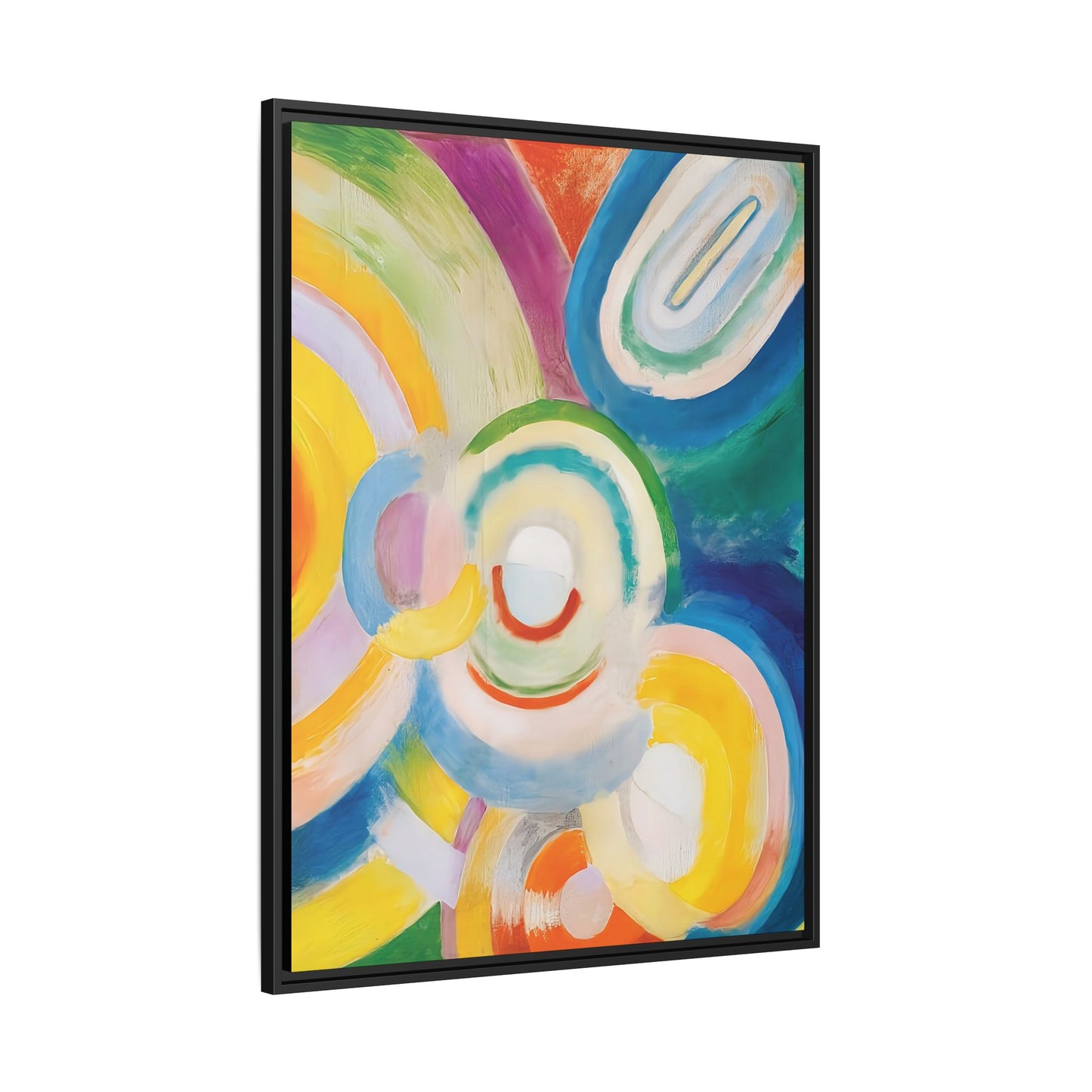 Disques Colorés (1913) by Robert Delaunay / Toile encadrée sur caisse américaine