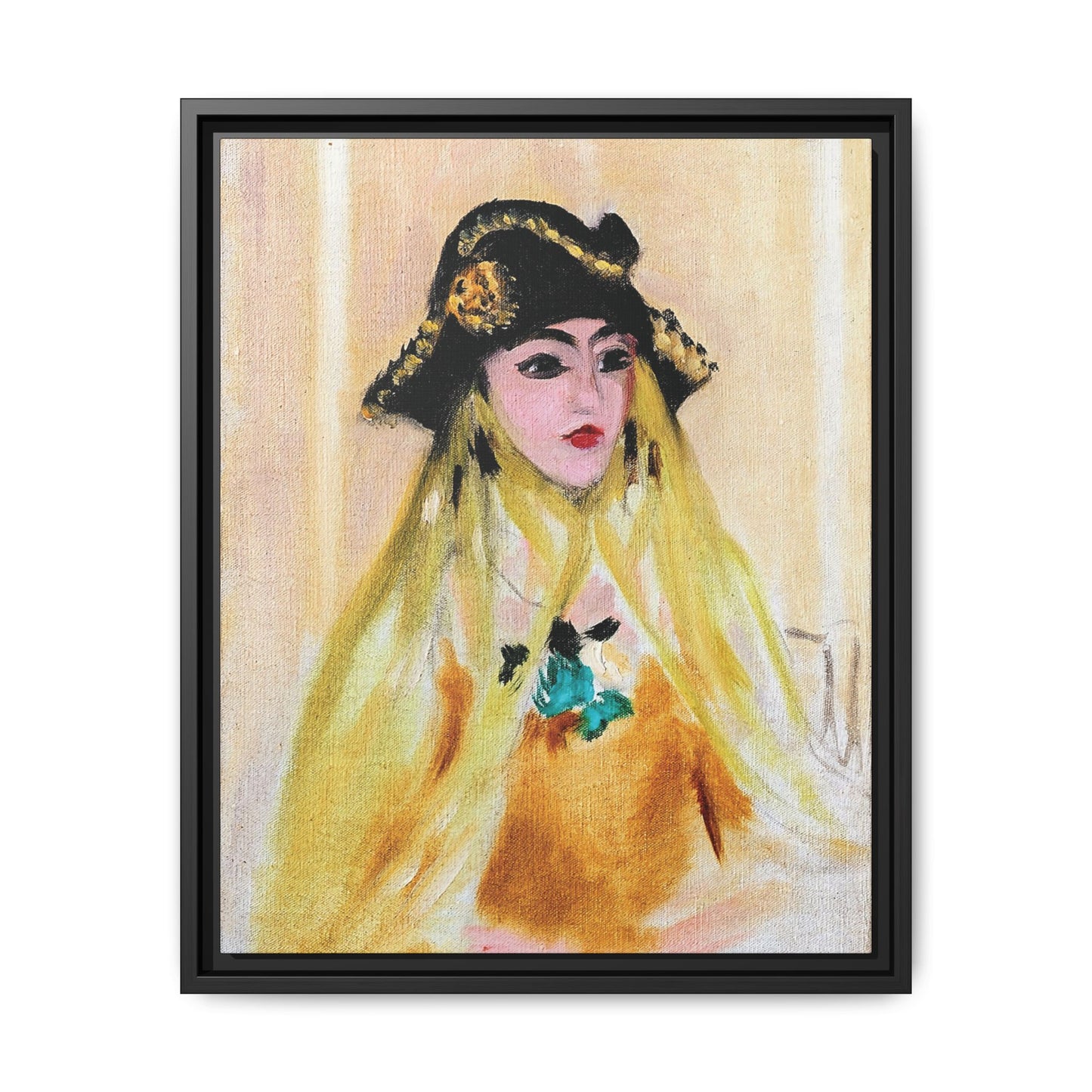 Ancilla (1921) by Henri Matisse / Toile encadrée sur caisse américaine