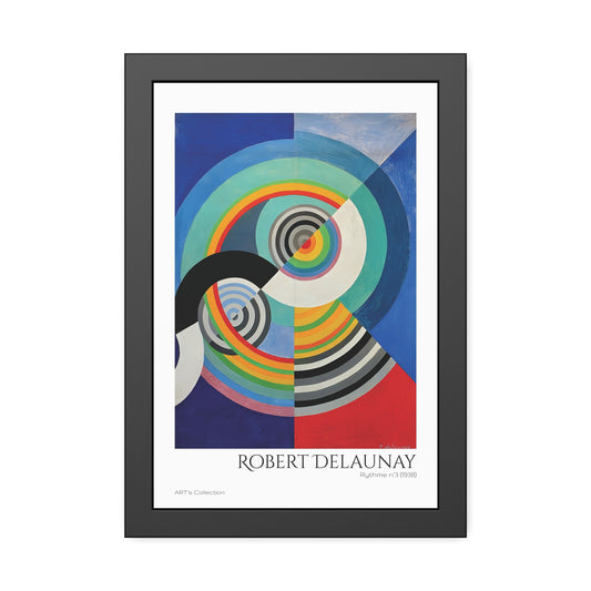 Rythme N.3 (1938) by Robert Delaunay / Affiche Encadrée série ART's Collection