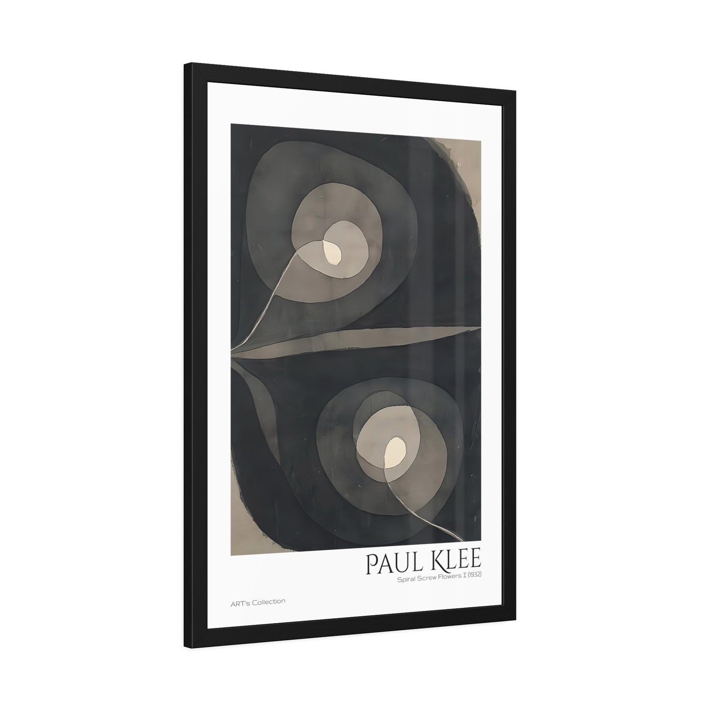 Spiral Screw Flowers I (1932) by Paul Klee / Affiche Encadrée série ART's Collection