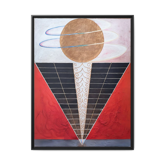 Group X, No. 2, Altarpiece (1915) by Hilma af Klint / Toile encadrée sur caisse américaine