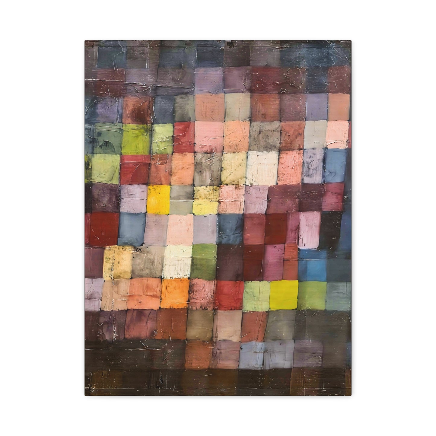 Ancient Sound (1925) by Paul Klee / Reproduction Fine Art sur Toile / Large Epaisseur 3.2 cm - 1.25 inch