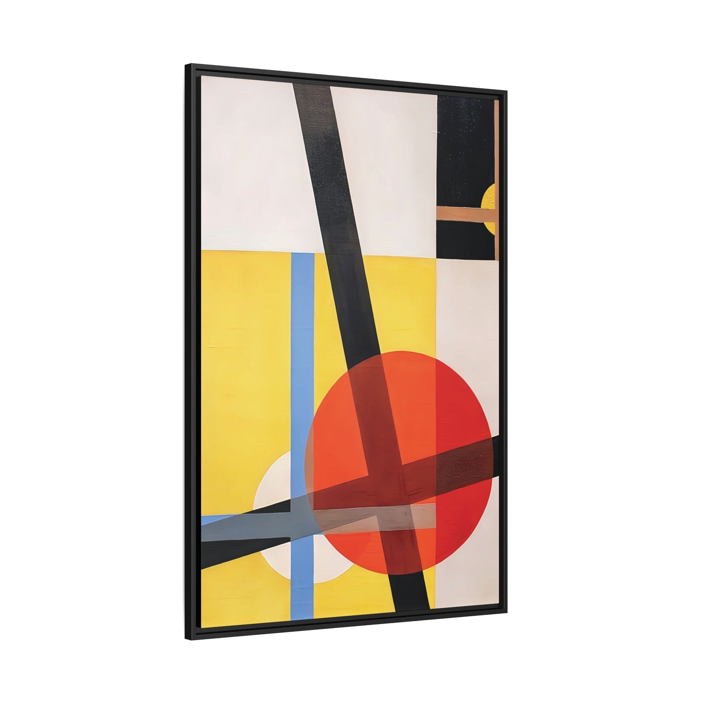 Am 2 (1925) by László Moholy-Nagy / Toile encadrée sur caisse américaine