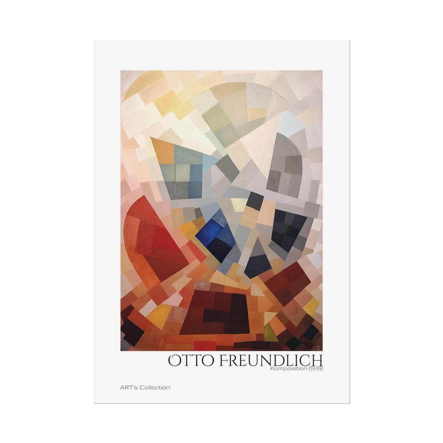 Komposition (1939) by Otto Freundlich / Affiche imprimée - Série ART's Collection