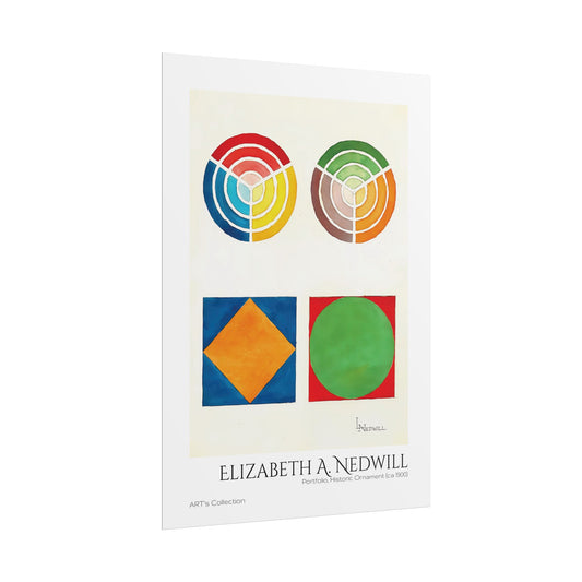 Portfolio, Historic Ornament (ca 1900) by Elizabeth A. Nedwill / Affiche imprimée - Série ART's Collection