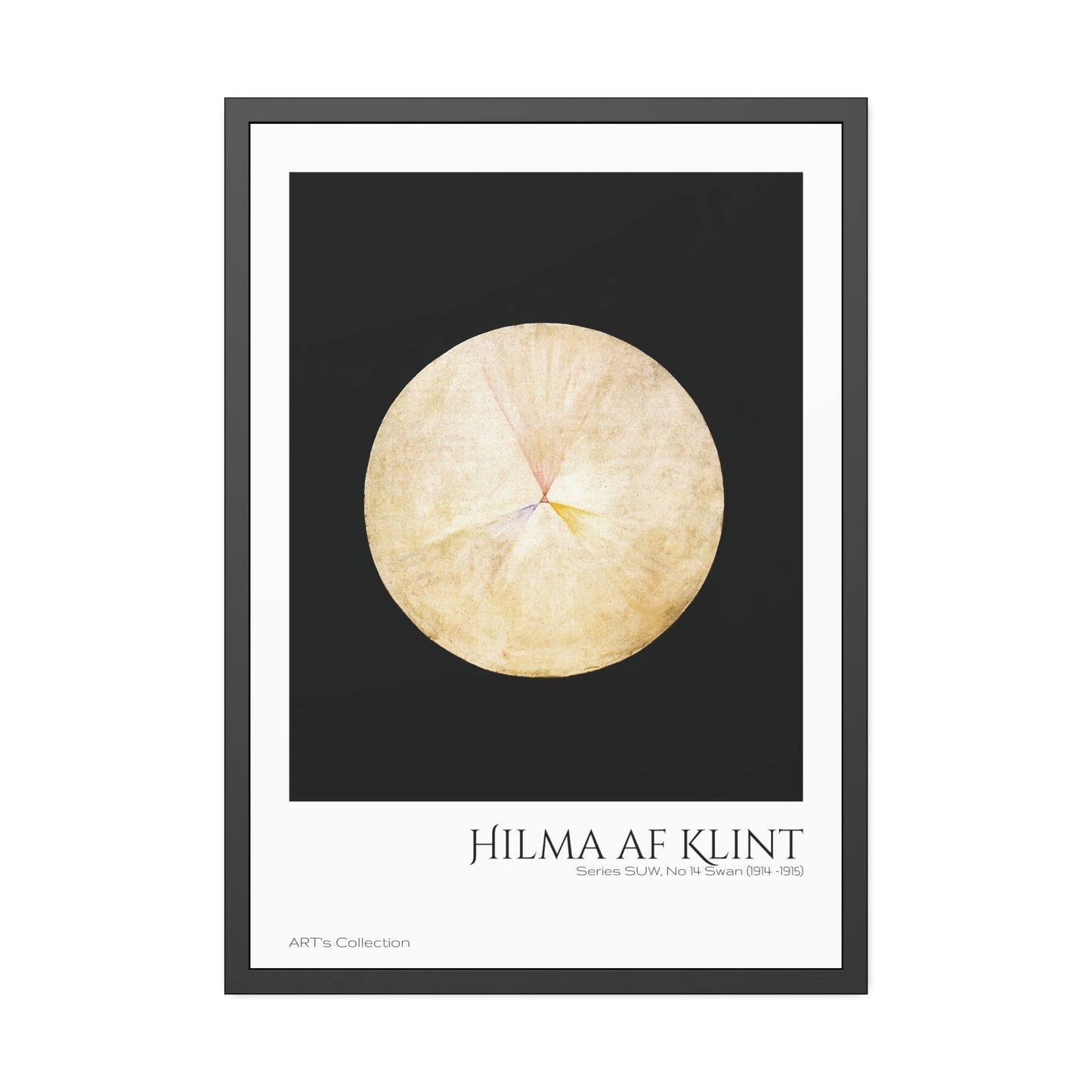 Series SUW, No 14 Swan (1914 -1915) by Hilma af Klint / Affiche Encadrée série ART's Collection