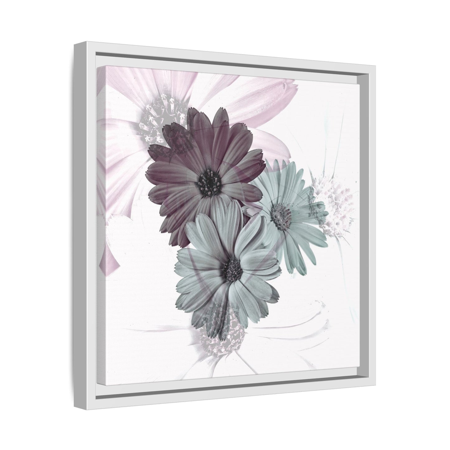 Collection Signature "FLORAL Numéro 15" sur Toile encadrée avec caisse américaine