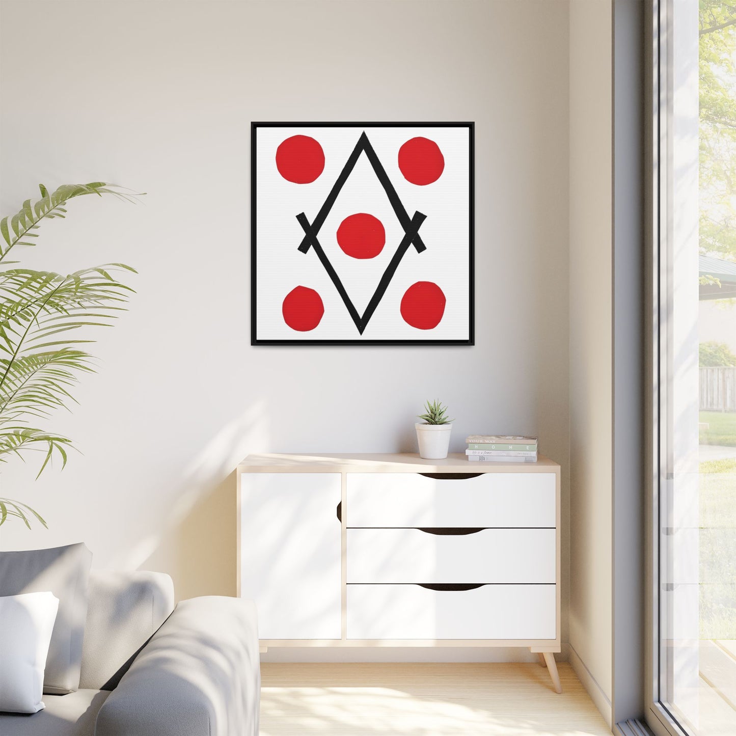 Losange (1946-1947) by Henri Matisse / Toile encadrée sur caisse américaine