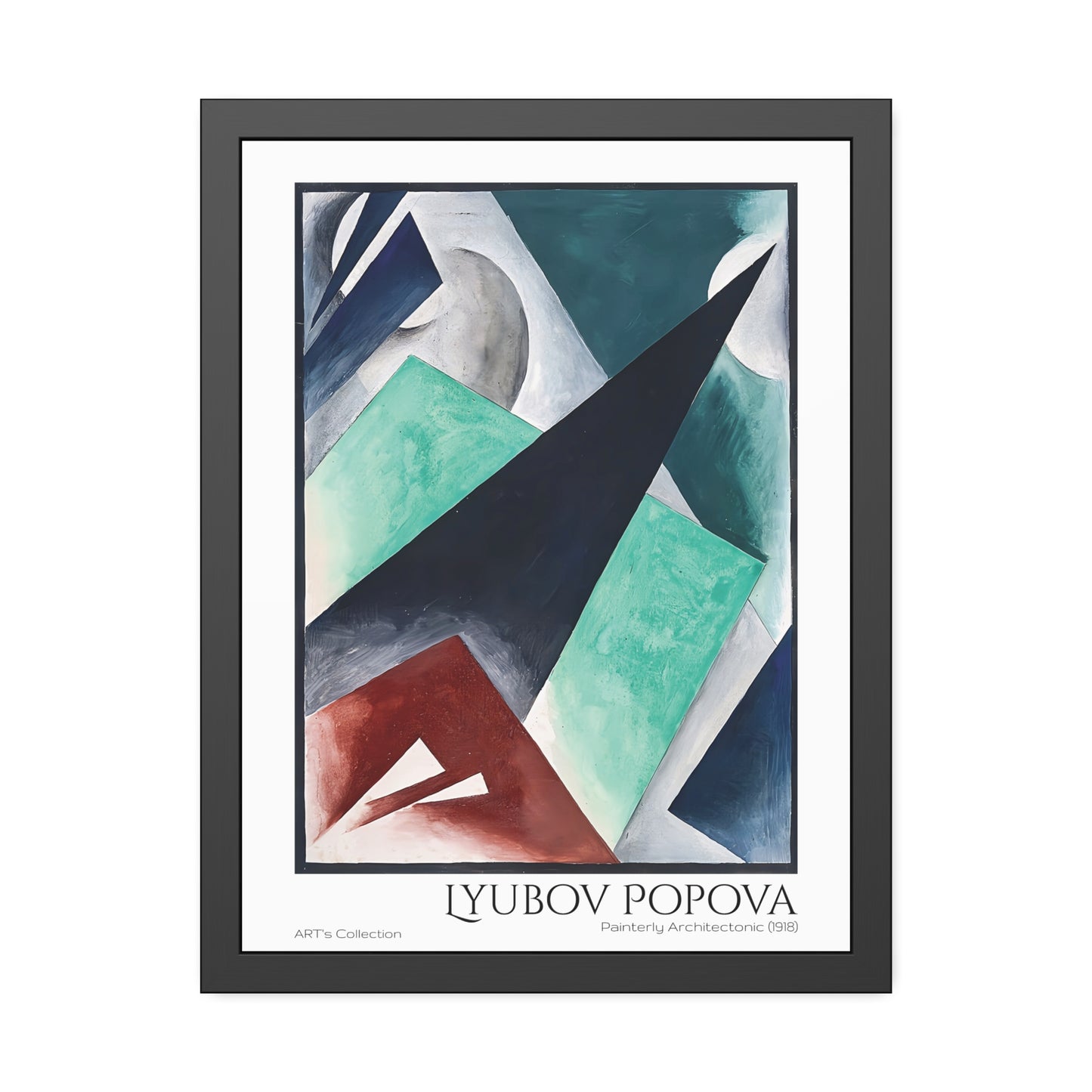 Painterly Architectonic (1918) by Lyubov Popova / Affiche Encadrée série ART's Collection
