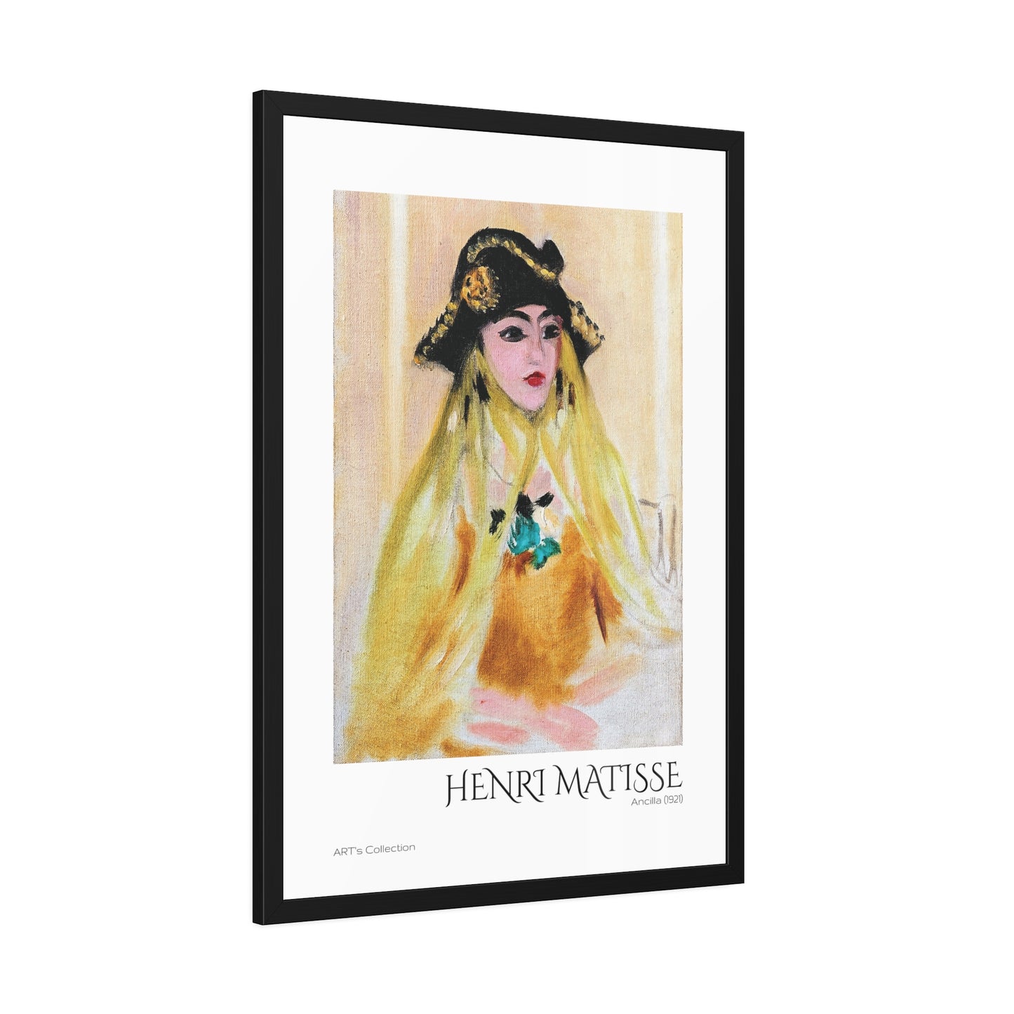 Ancilla (1921) by Henri Matisse / Affiche Encadrée série ART's Collection
