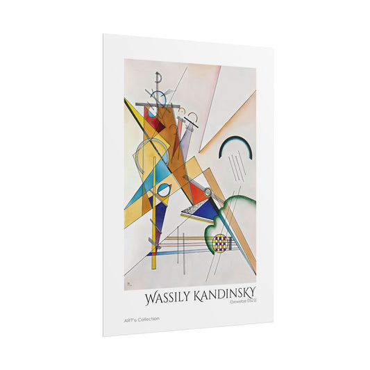 Gewebe (1923) by Wassily Kandinsky / Affiche imprimée - Série ART's Collection