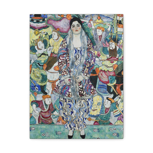 Portrait of Friederike Maria Beer (1916) by Gustav Klimt / Reproduction Fine Art sur Toile / Epaisseur 3.2 cm - 1.25 inch