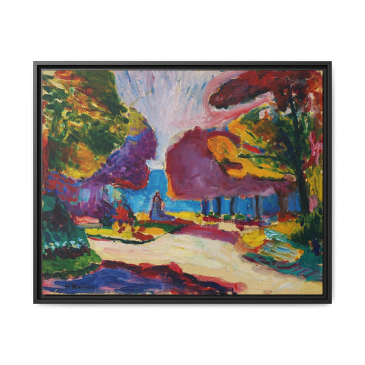 Jardin du Luxembourg, Paris (1902) by Henri Matisse / Toile encadrée sur caisse américaine