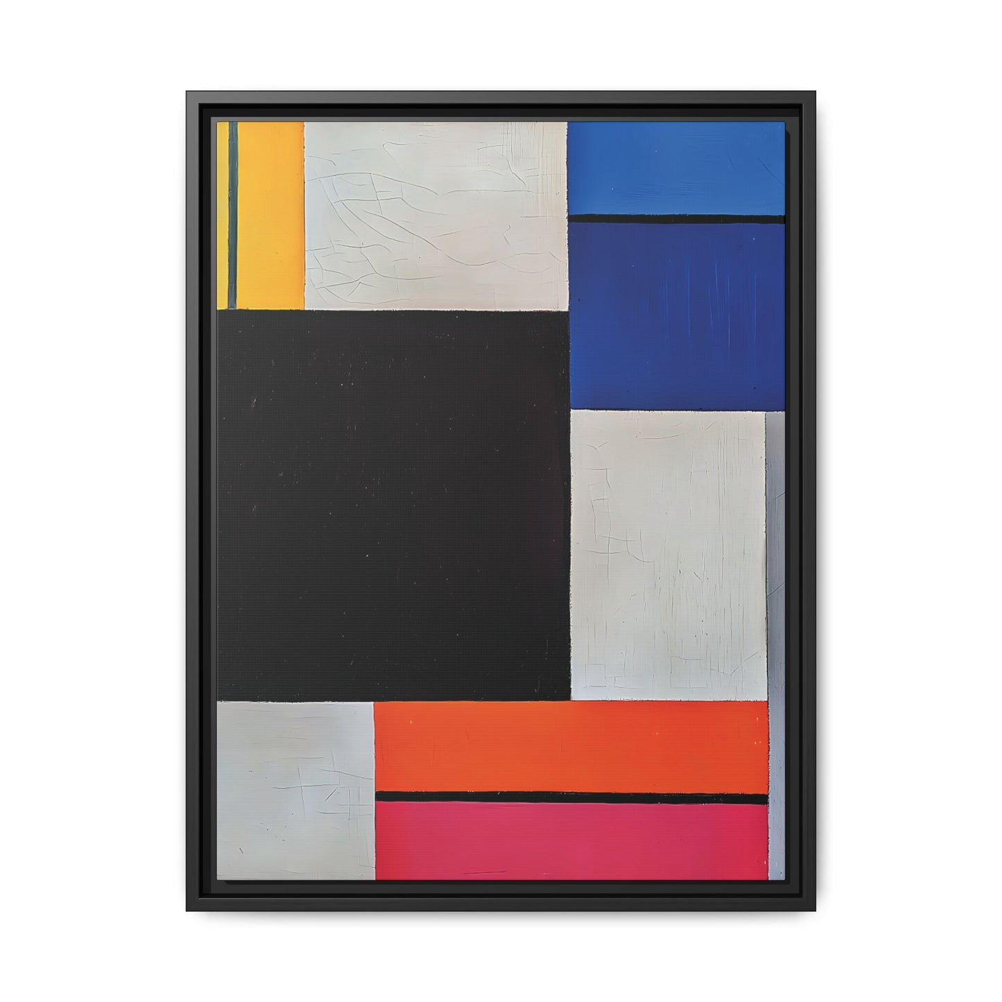 Composition XXI (1923) by Theo van Doesburg / Toile encadrée sur caisse américaine