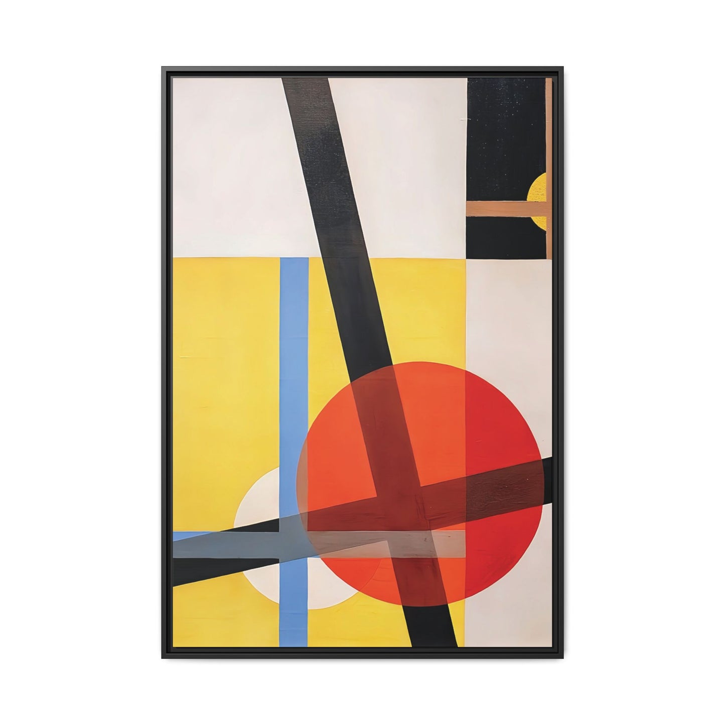 Am 2 (1925) by László Moholy-Nagy / Toile encadrée sur caisse américaine