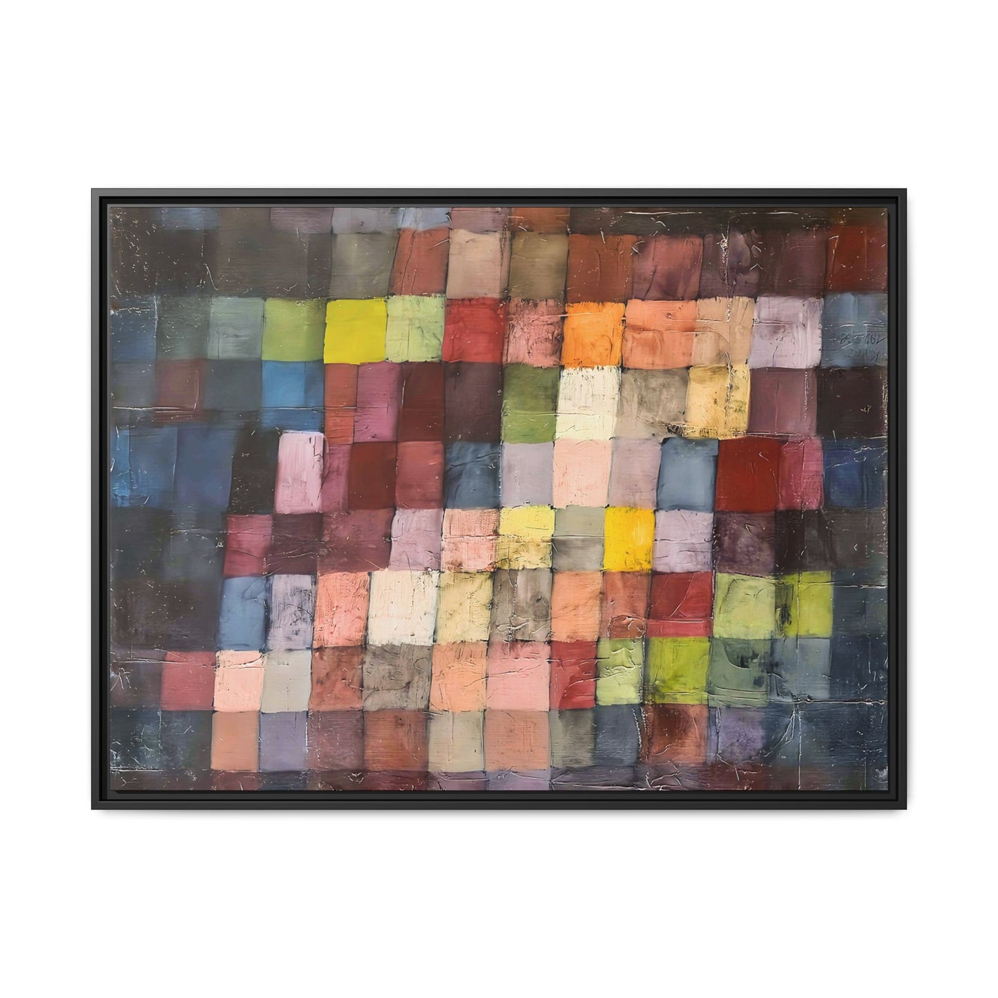 Ancient Sound (1925) by Paul Klee / Toile encadrée sur caisse américaine