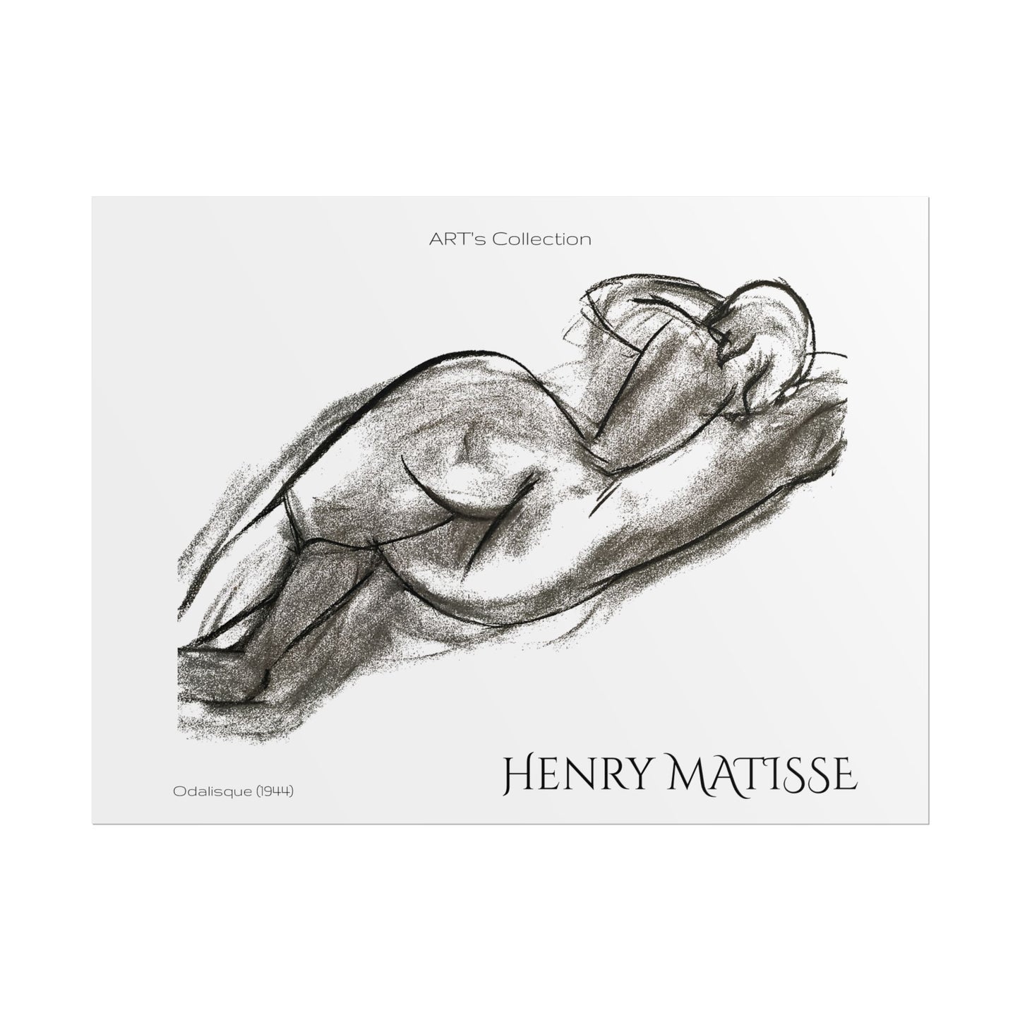 Odalisque (1944) by Henry Matisse / Affiche imprimée - Série ART's Collection