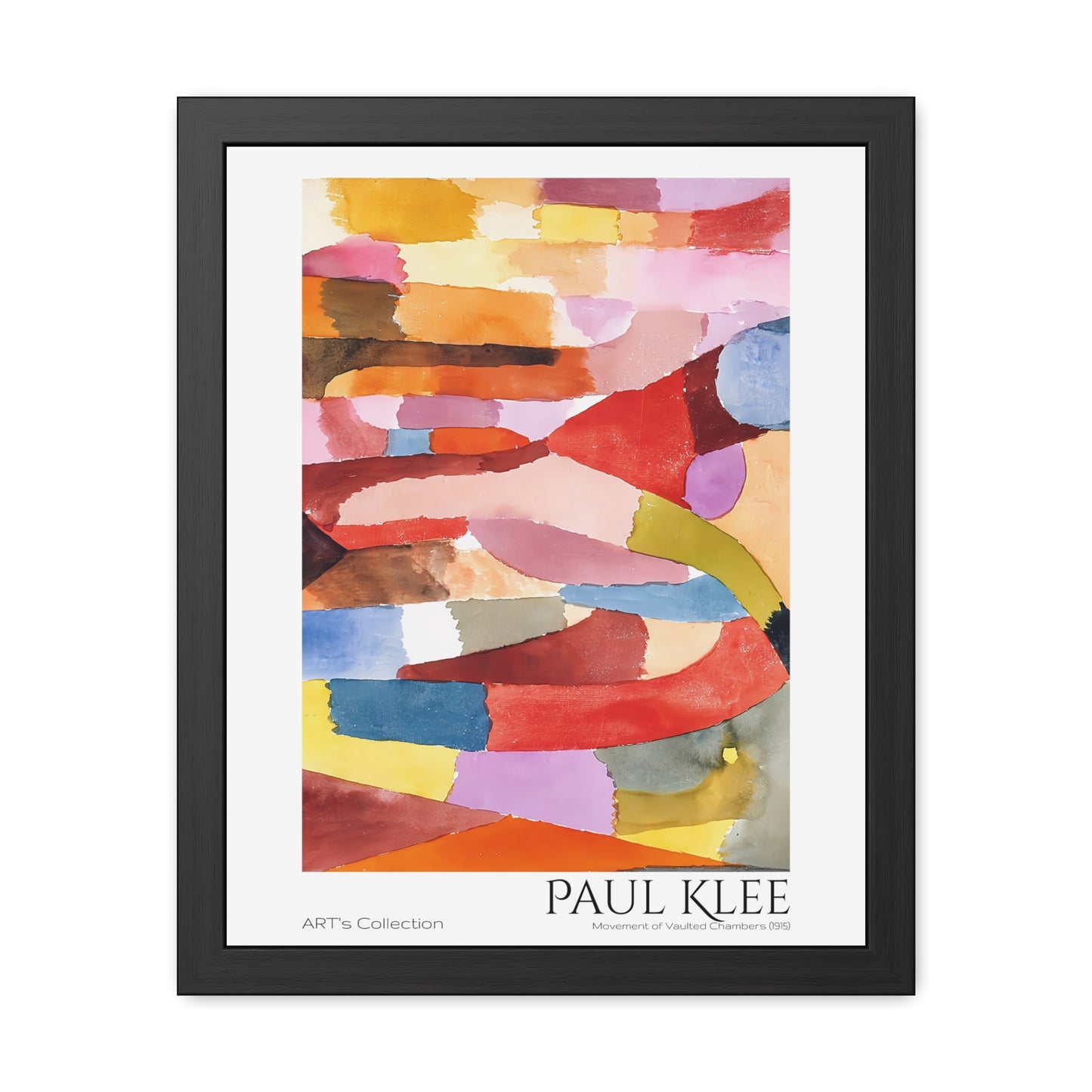 Movement of Vaulted Chambers (1915) by Paul Klee / Affiche Encadrée série ART's Collection