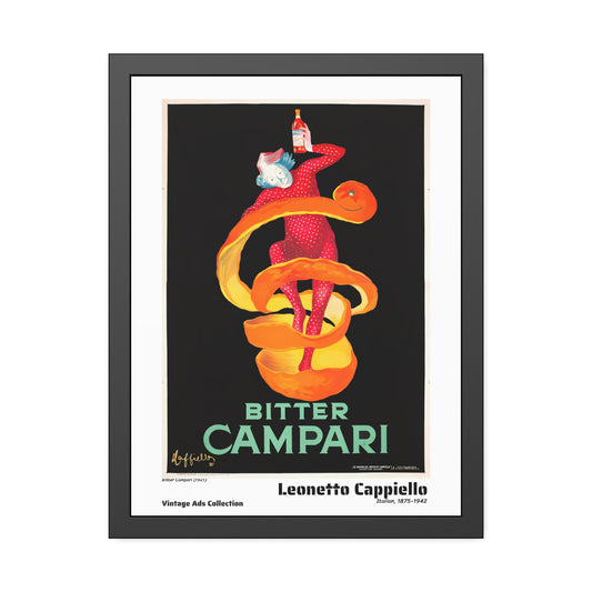 Bitter Campari (1921) by Leonetto Cappiello / Affiche Encadrée Série Vintage Ads Collection