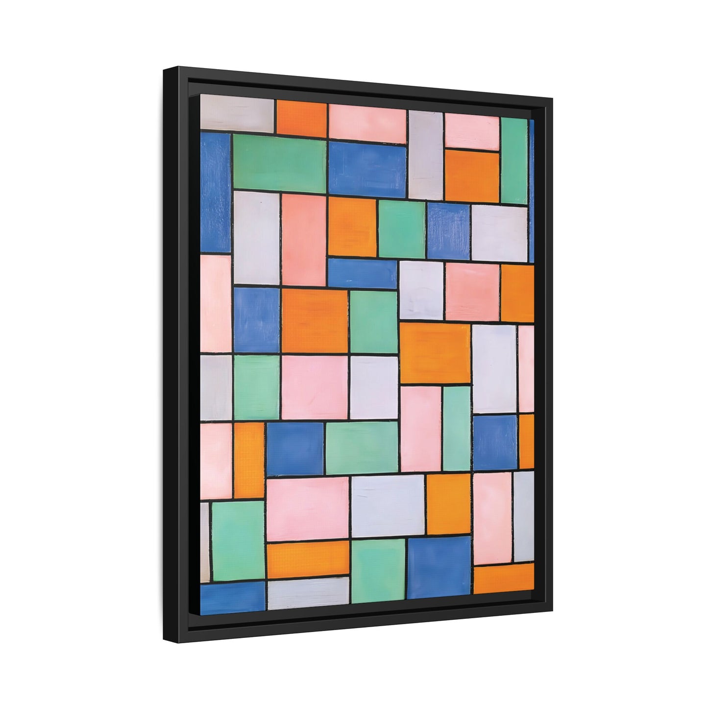 Composition in dissonances (1919) by Theo van Doesburg / Toile encadrée sur caisse américaine