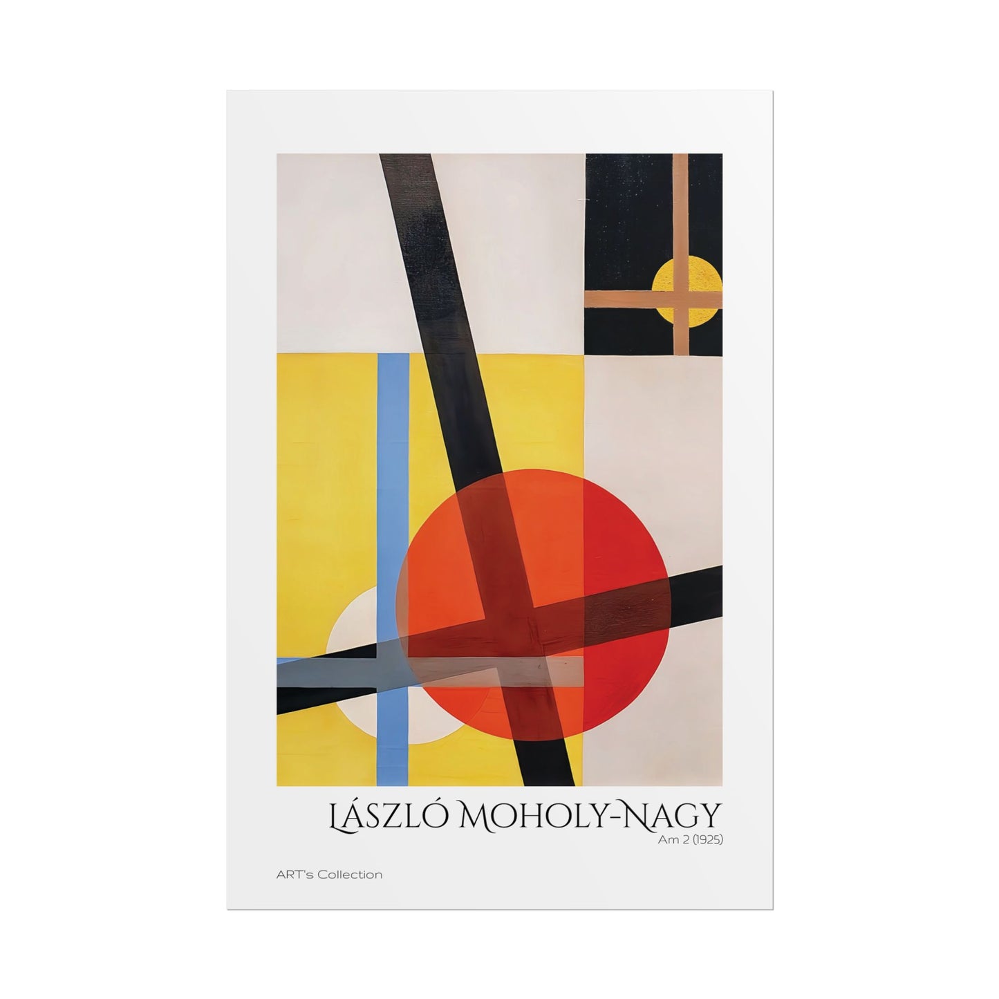 Am 2 (1925) by László Moholy-Nagy / Affiche imprimée - Série ART's Collection