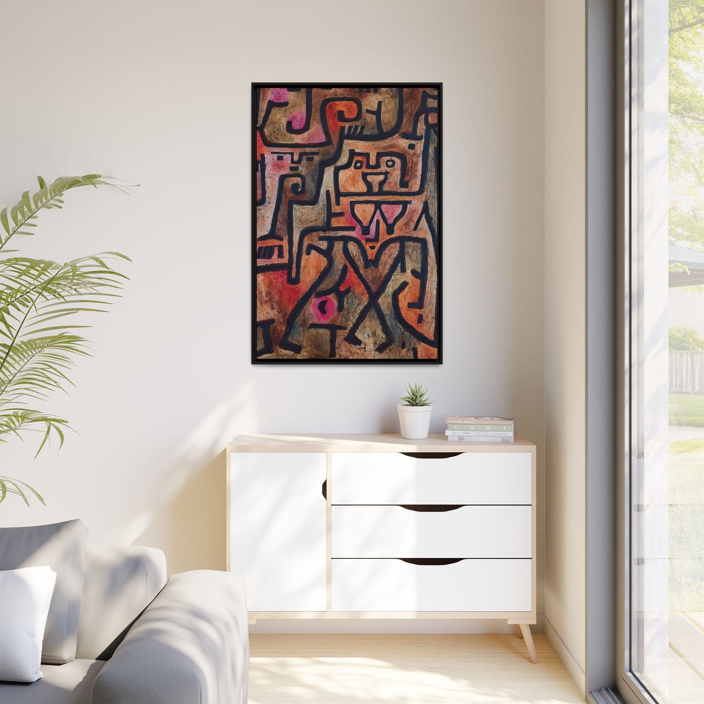 Forest Witches (1938) by Paul Klee / Toile encadrée sur caisse américaine