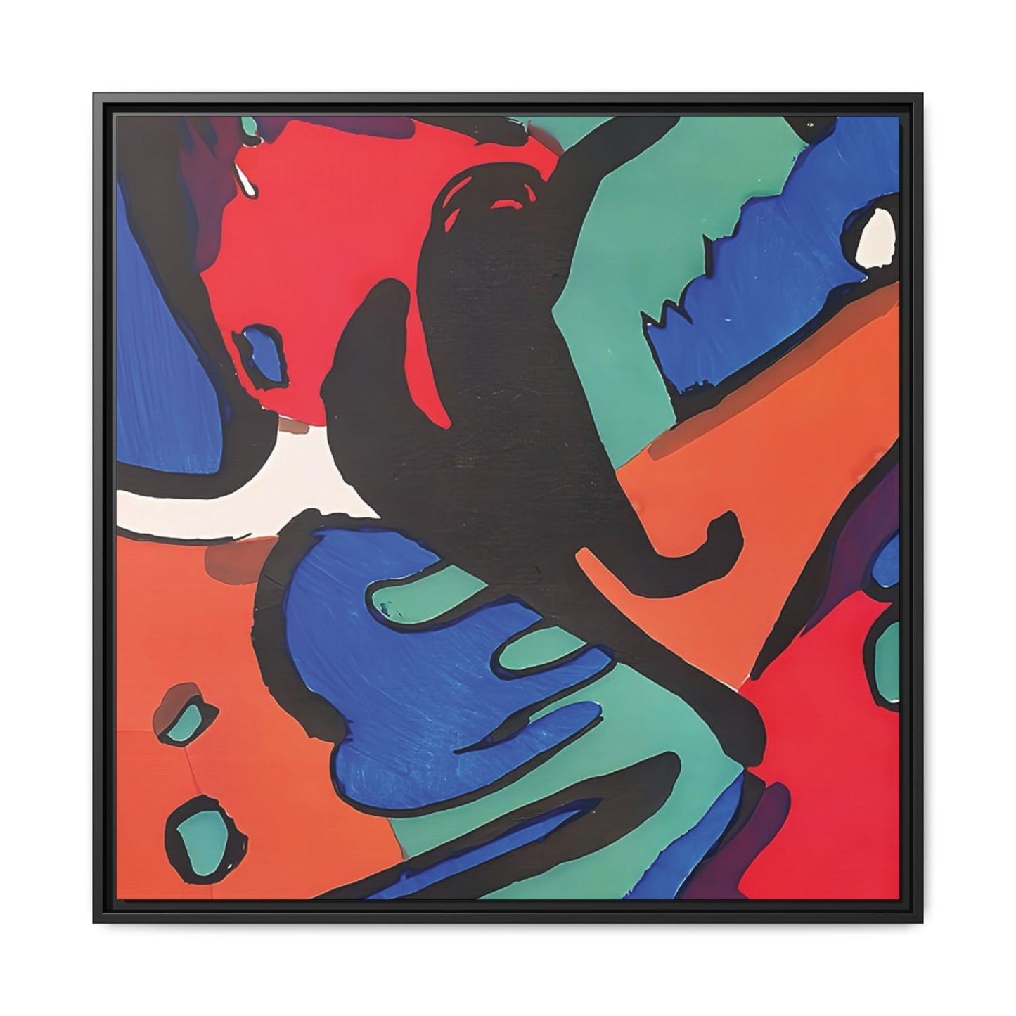 Wassily Kandinsky / Le Cavalier Bleu (1912) / Toile encadrée sur caisse américaine