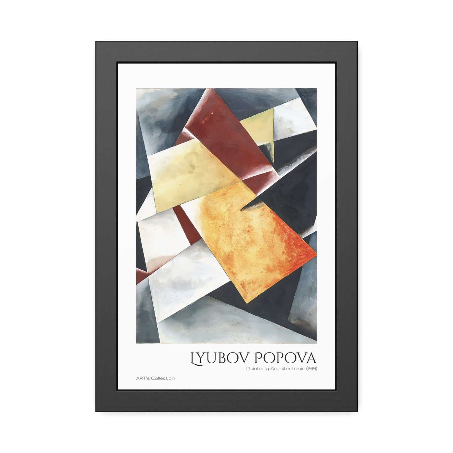Painterly Architectonic (1919) by Lyubov Popova / Affiche Encadrée série ART's Collection