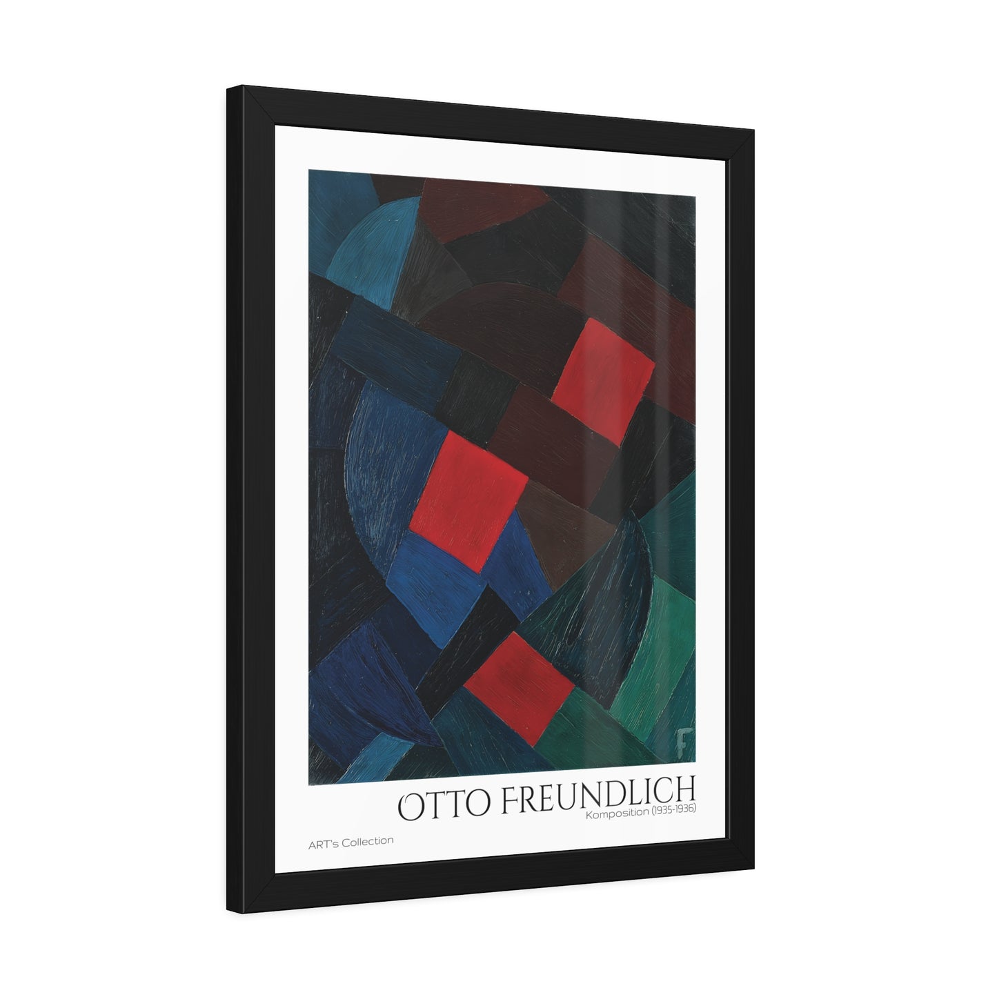 Komposition (1935-1936) by Otto Freundlich / Affiche Encadrée série ART's Collection