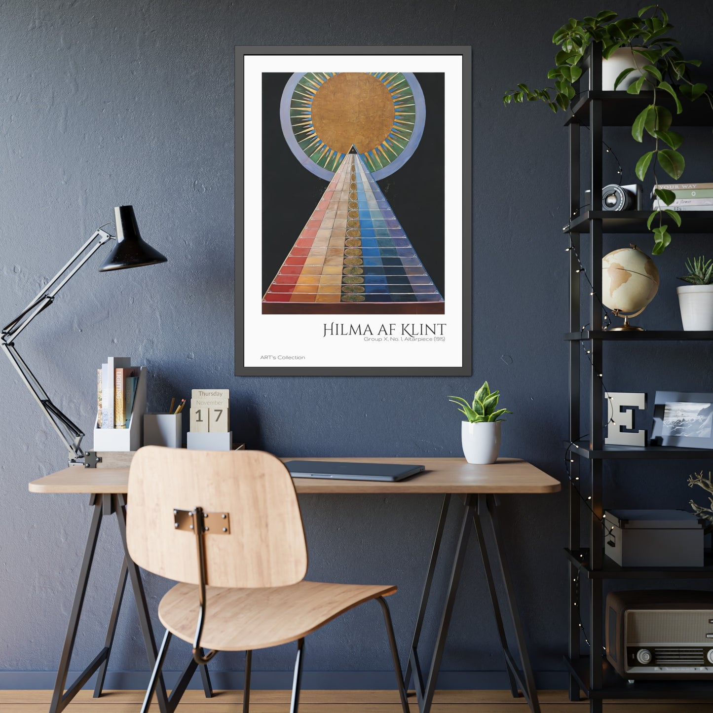 Group X No 1 Altarpiece (1915) by Hilma af Klint / Affiche Encadrée série ART's Collection