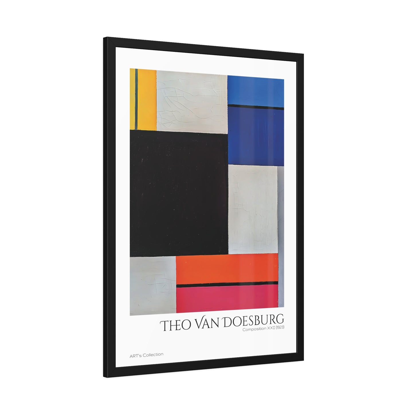 Composition XXI (1923) by Theo Van Doesburg / Affiche Encadrée série ART's Collection