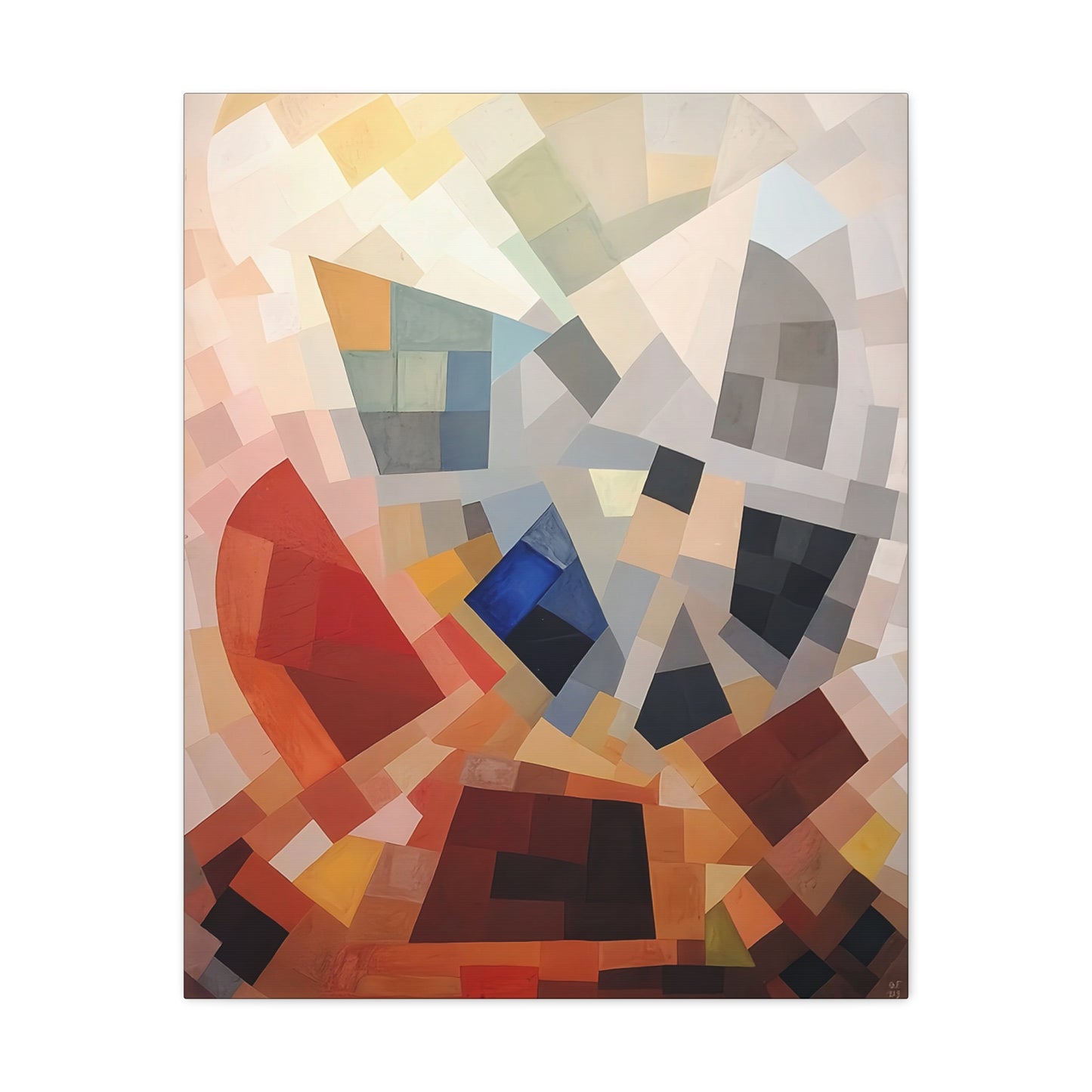 Komposition (1939) by Otto Freundlich / Reproduction Fine Art sur Toile / Epaisseur 3,2cm - 1'25 po