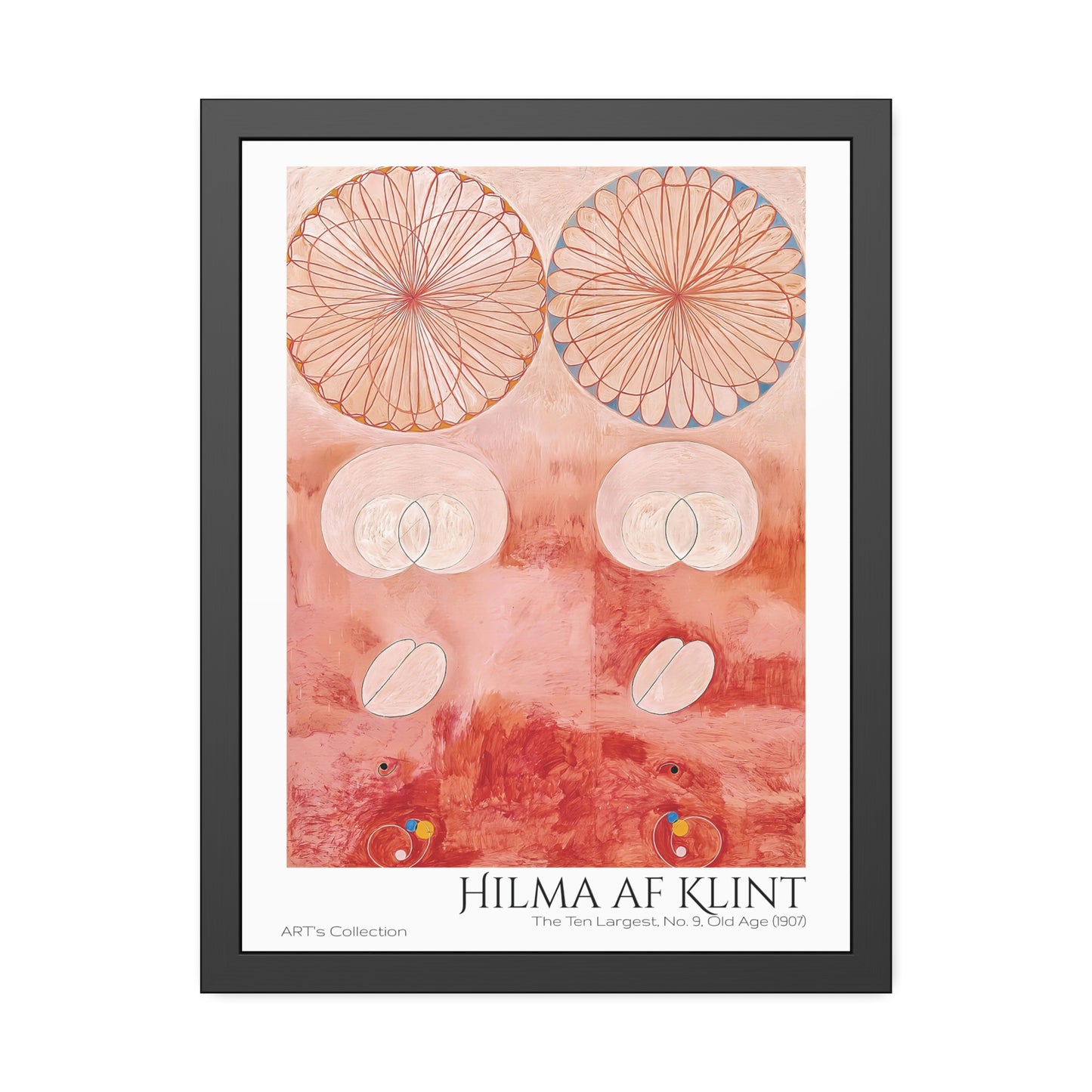 The Ten Largest, No. 9, Old Age (1907) by Hilma af Klint / Affiche Encadrée série ART's Collection