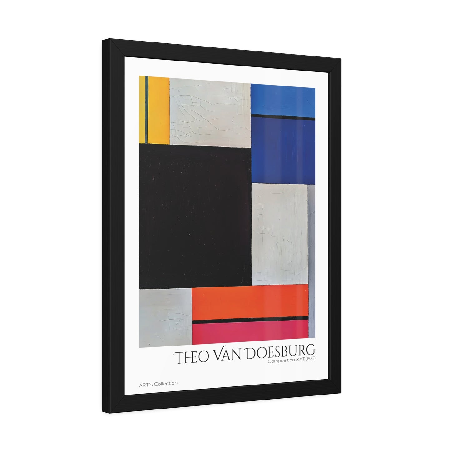 Composition XXI (1923) by Theo Van Doesburg / Affiche Encadrée série ART's Collection