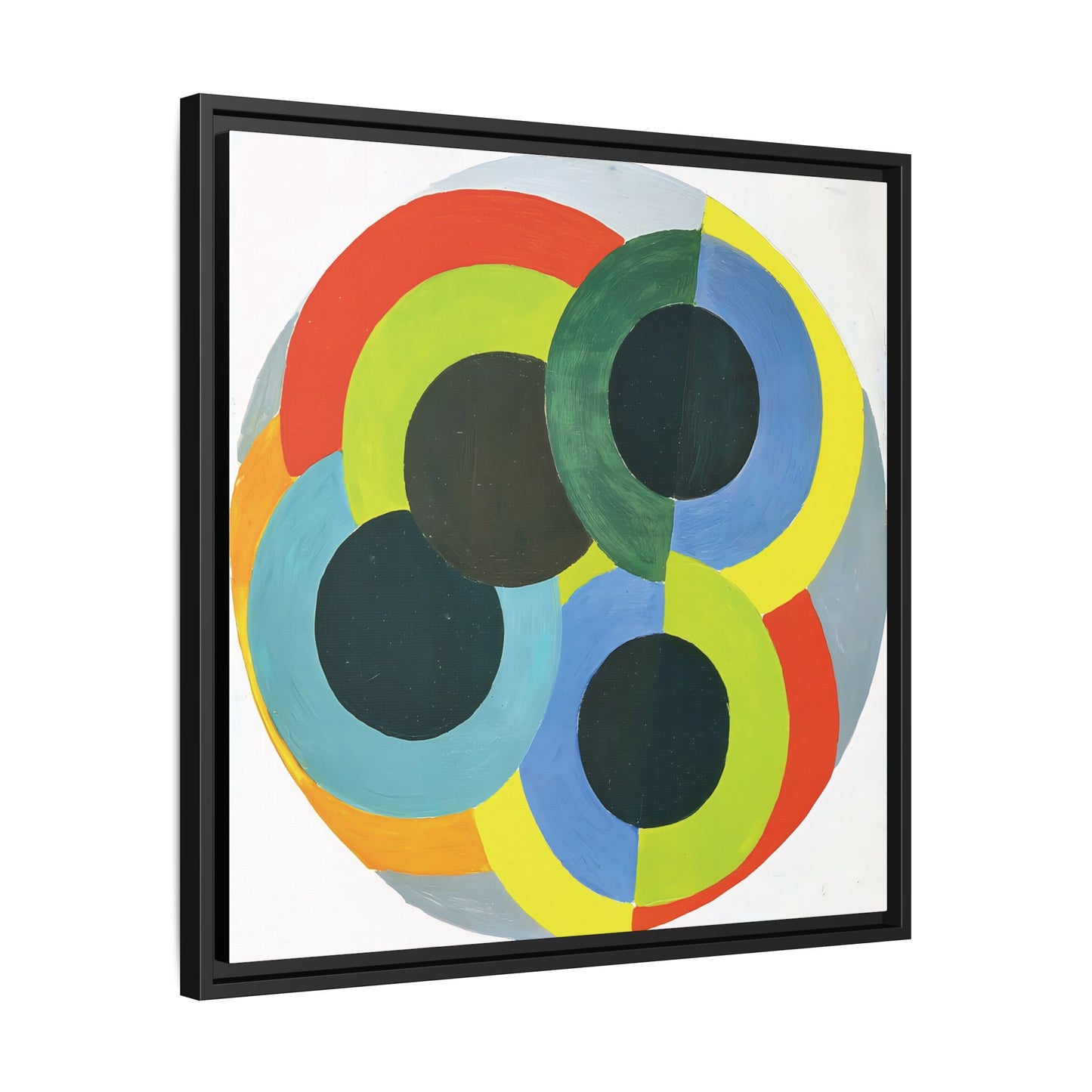 Disks (1930-1933) by Robert Delaunay / Toile encadrée sur caisse américaine