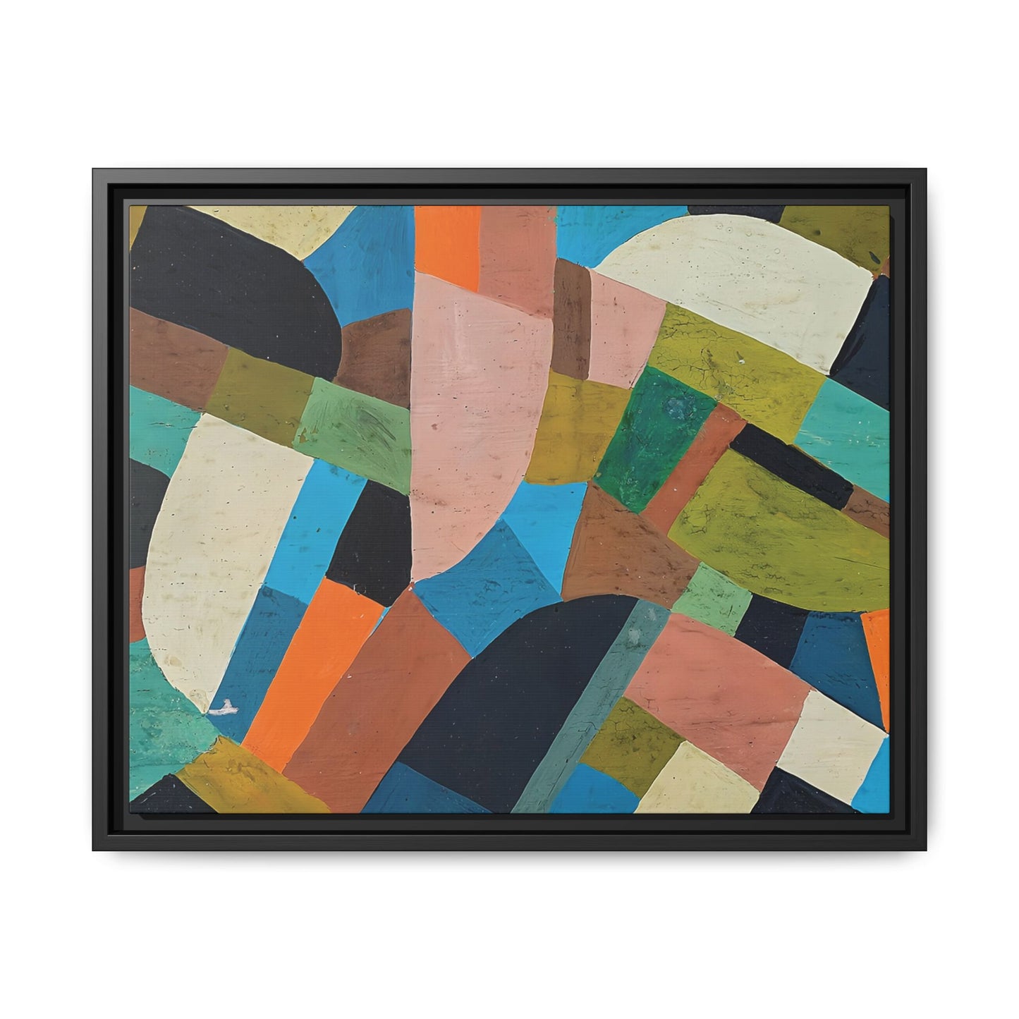 Petite Composition (Circa 1937) by Otto Freundlich / Toile encadrée sur caisse américaine