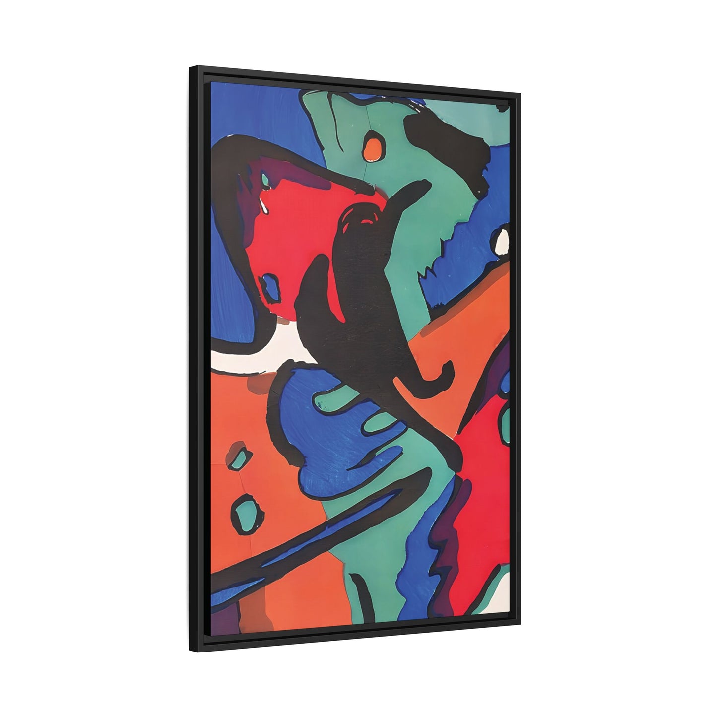Wassily Kandinsky / Le Cavalier Bleu (1912) / Toile encadrée sur caisse américaine
